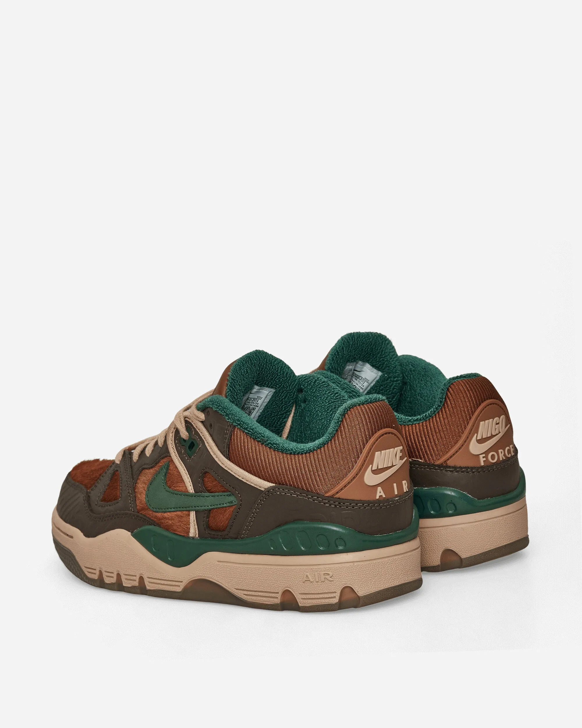 Comfort Flex NIGO Air Force 3 Low Sneakers Baroque Brown / Pecan