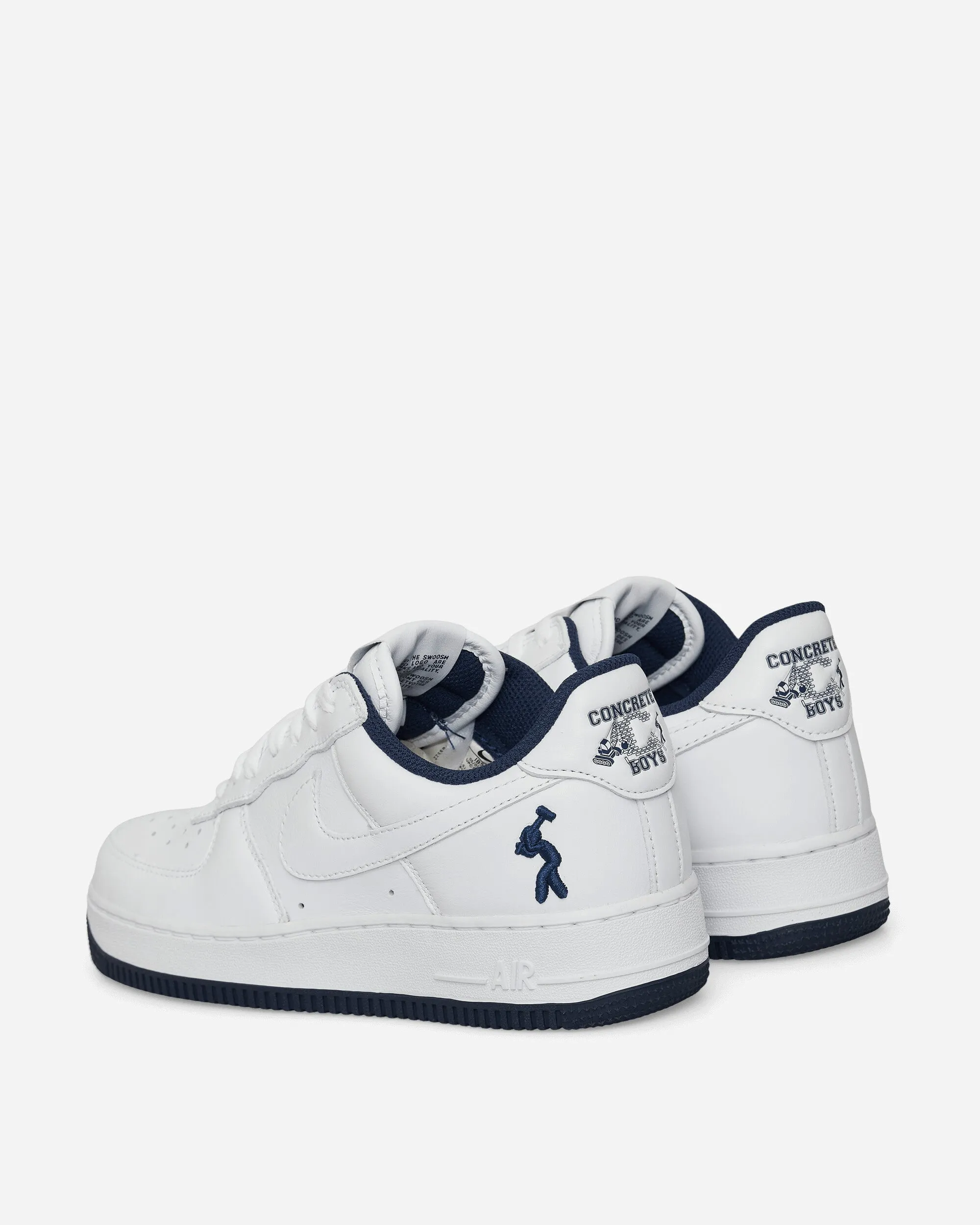 Us Force 1 Sneakers White / Midnight Navy Comfort Lining Arch Care