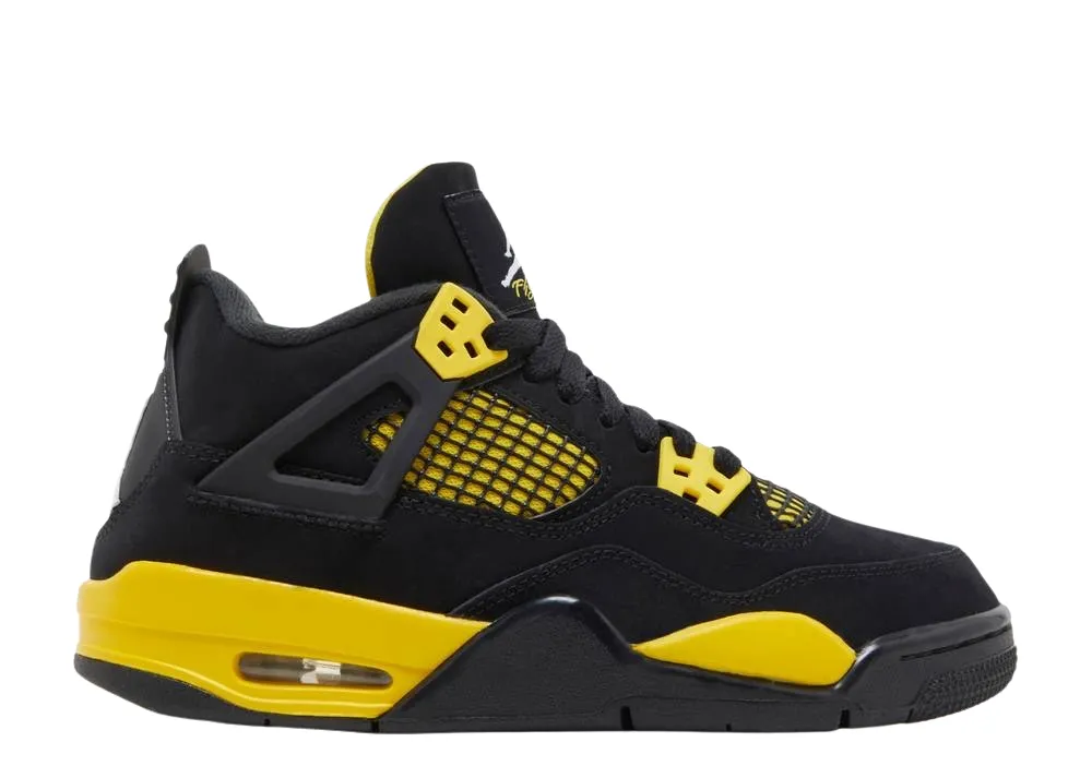 No Noise Jordan 4 Retro Thunder (2023) (GS)