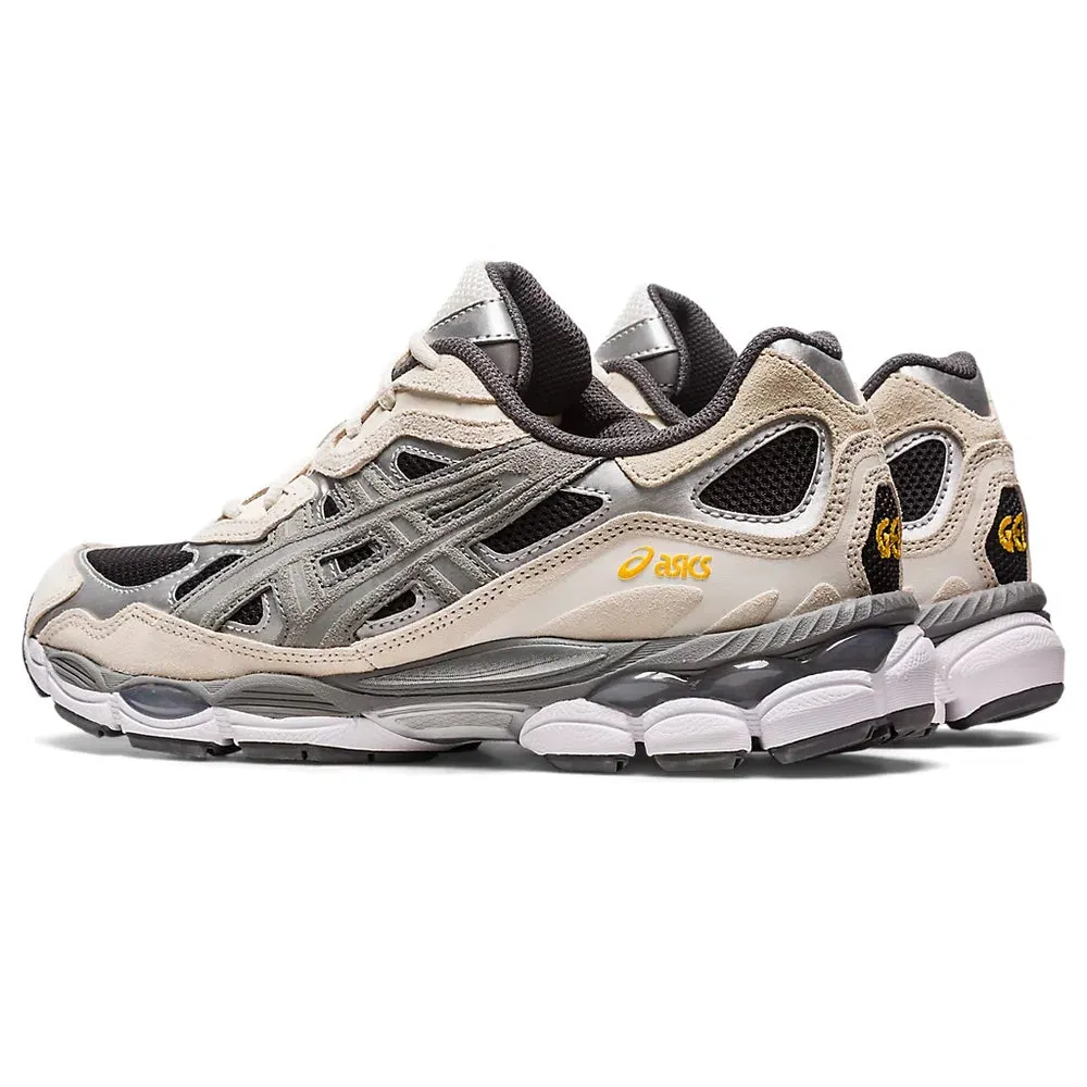 Asics GEL-NYC Black and Clay Grey Comfortable Sides Upgraded cushioning