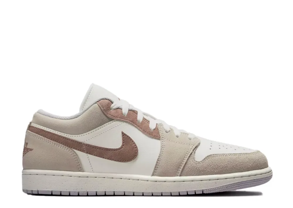 Suede Finish Unisex style Air Jordan 1 Low SE Legend Light Brown