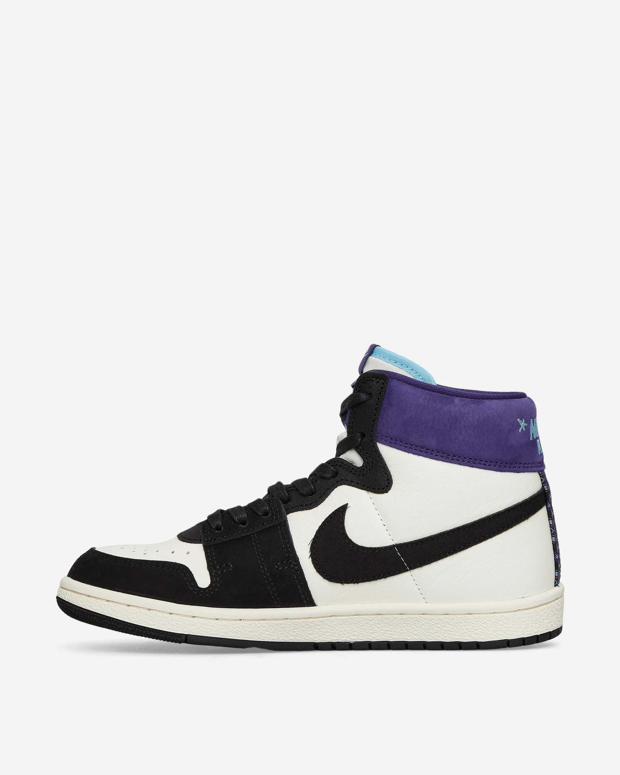 Women's Opium Air Ship SP Sneakers Black / Court Purple Supportive structure Rubber Outsole