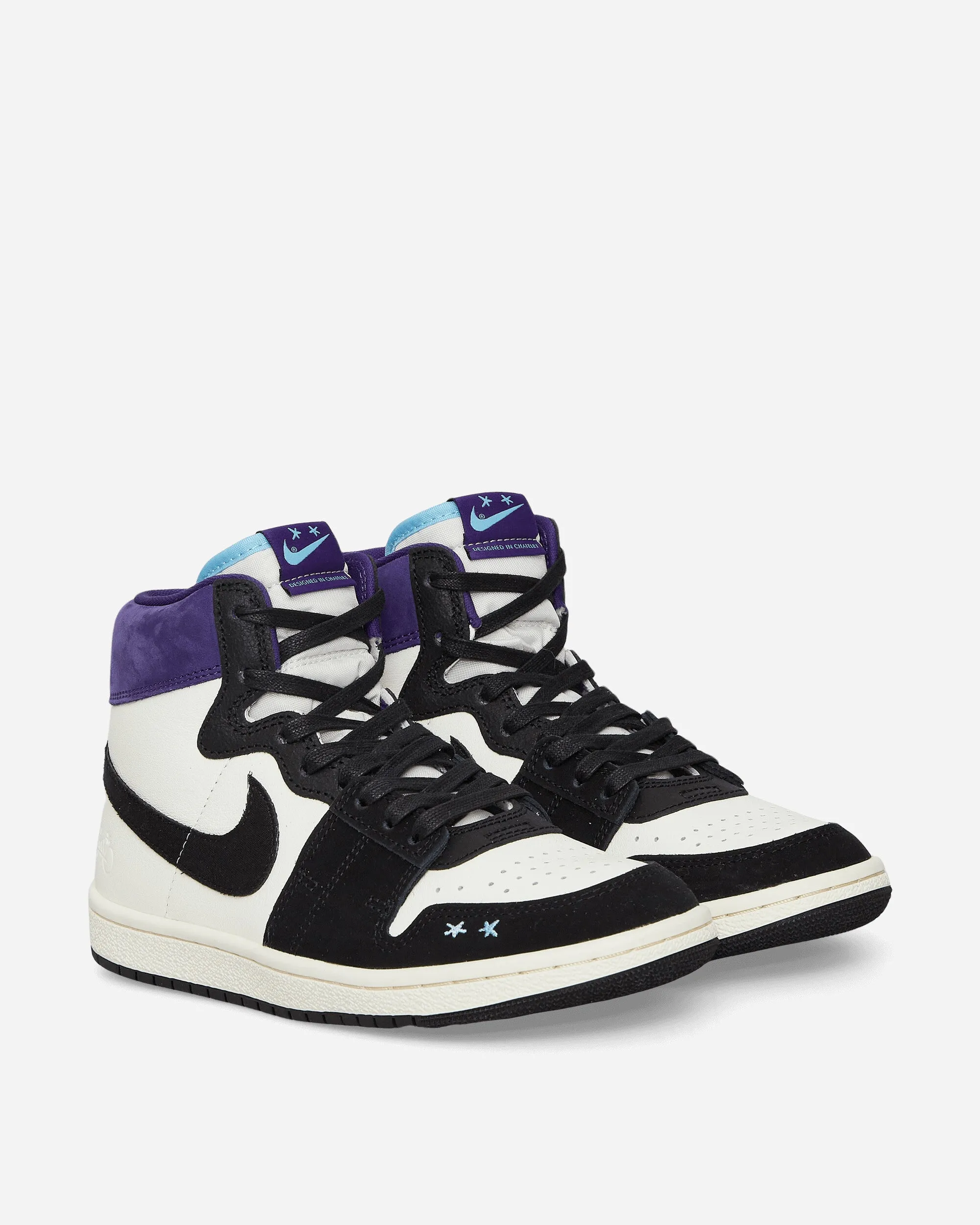 Women's Opium Air Ship SP Sneakers Black / Court Purple Comfortable Design