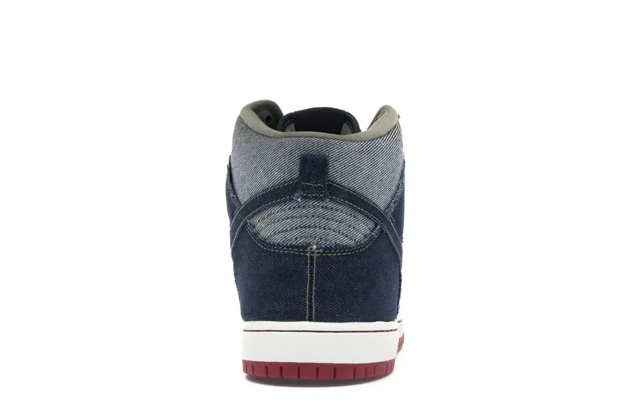 Nike SB Dunk High Reese Forbes Denim Arch support