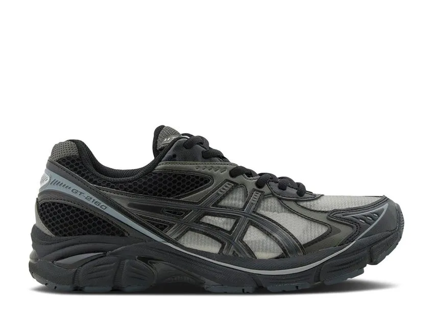 Asics GT-2160 Above The Clouds Black Gunmetal Soft Leather Impact Dispersing Core
