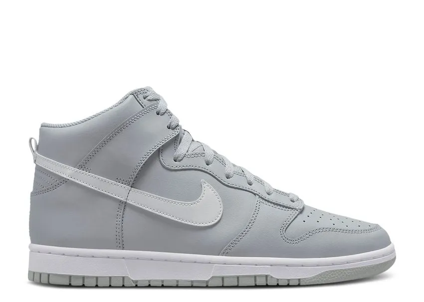 Comfort Upper Material Elastic Fit Nike Dunk High Wolf Grey
