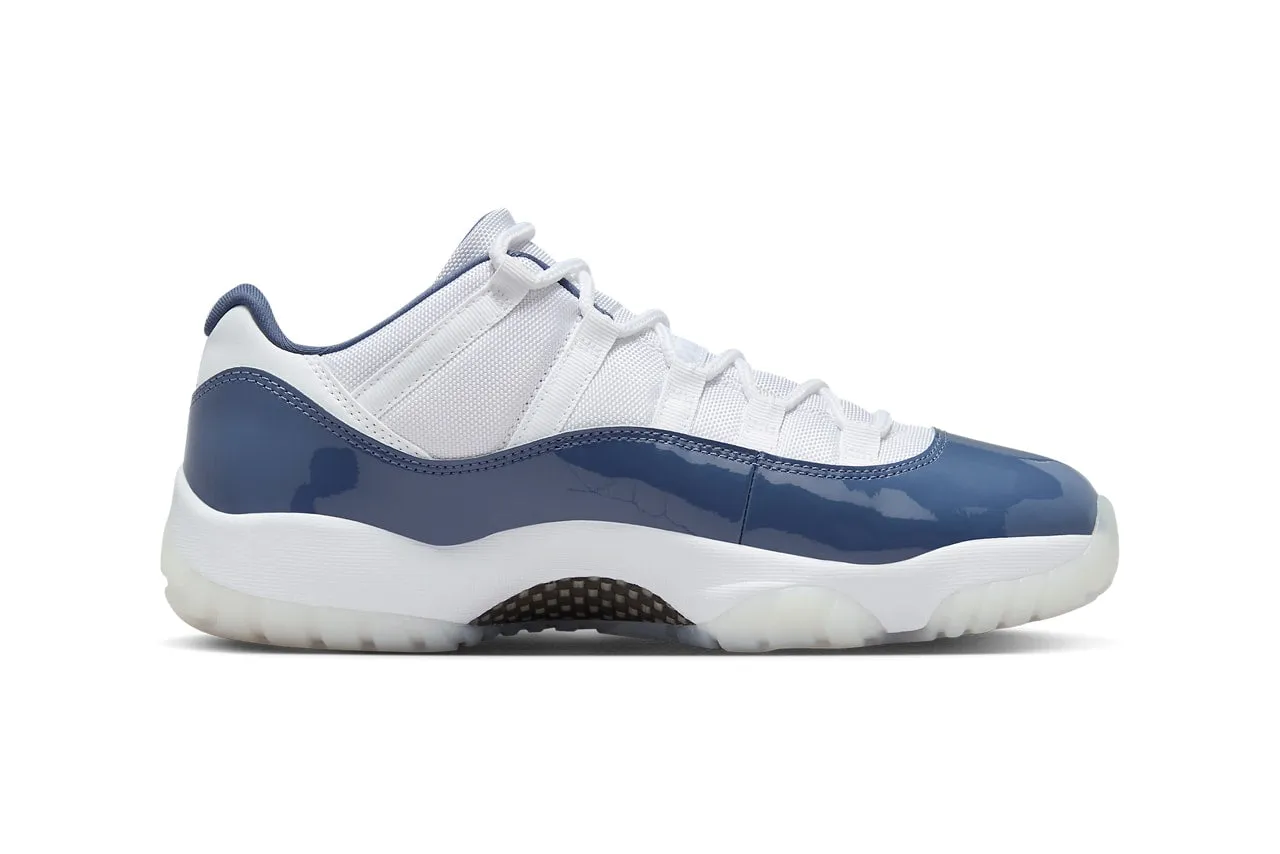Jordan 11 Retro Low "Diffused Blue" Shape Hold