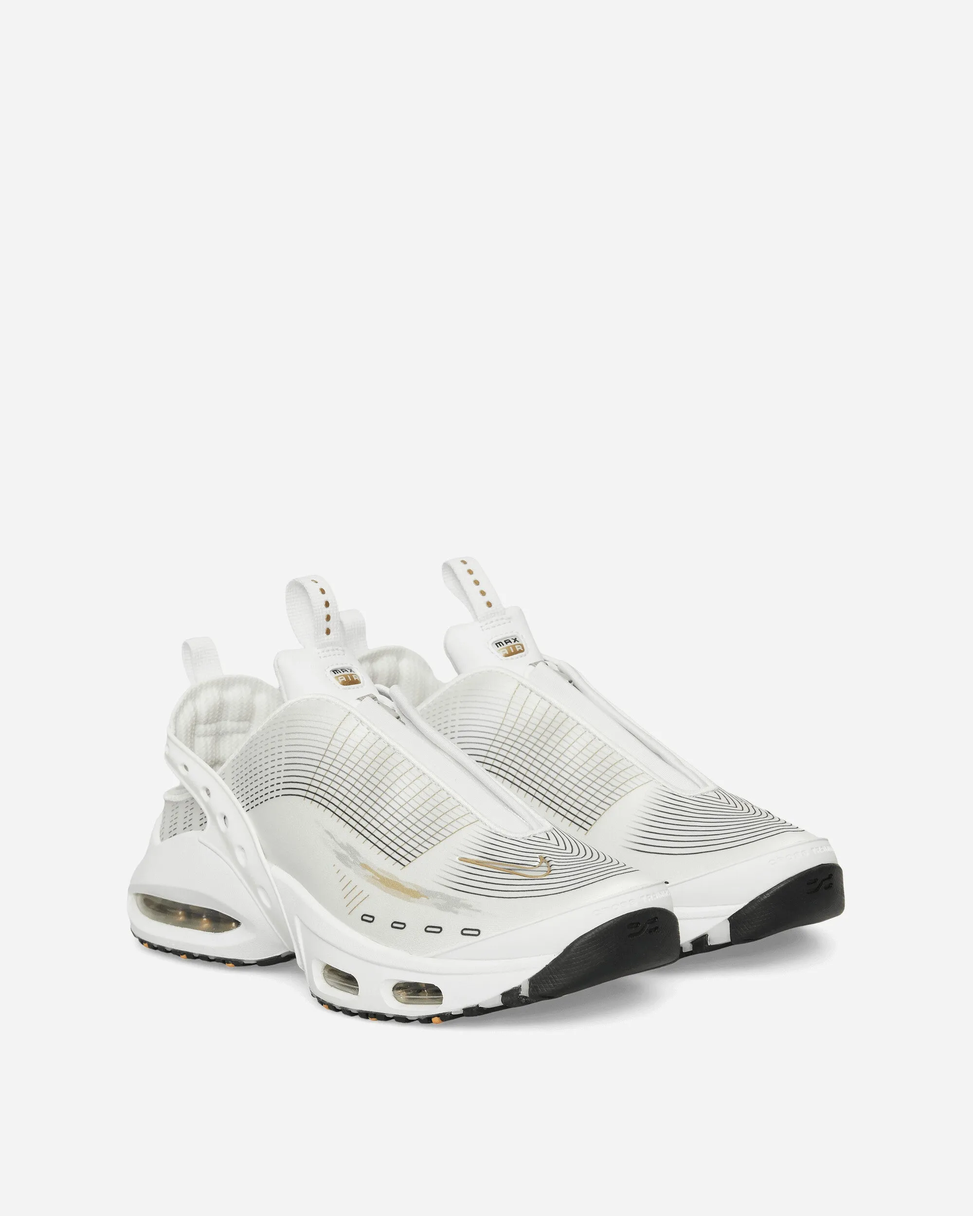 Women's Air Max Craze Sneakers White / Metallic Gold Easy Wear Balance Fit