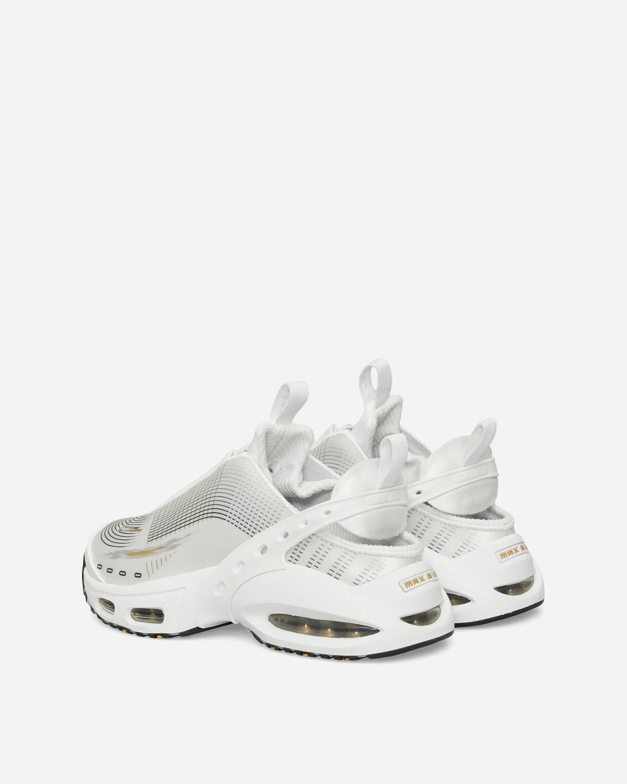 Kind Step Women's Air Max Craze Sneakers White / Metallic Gold