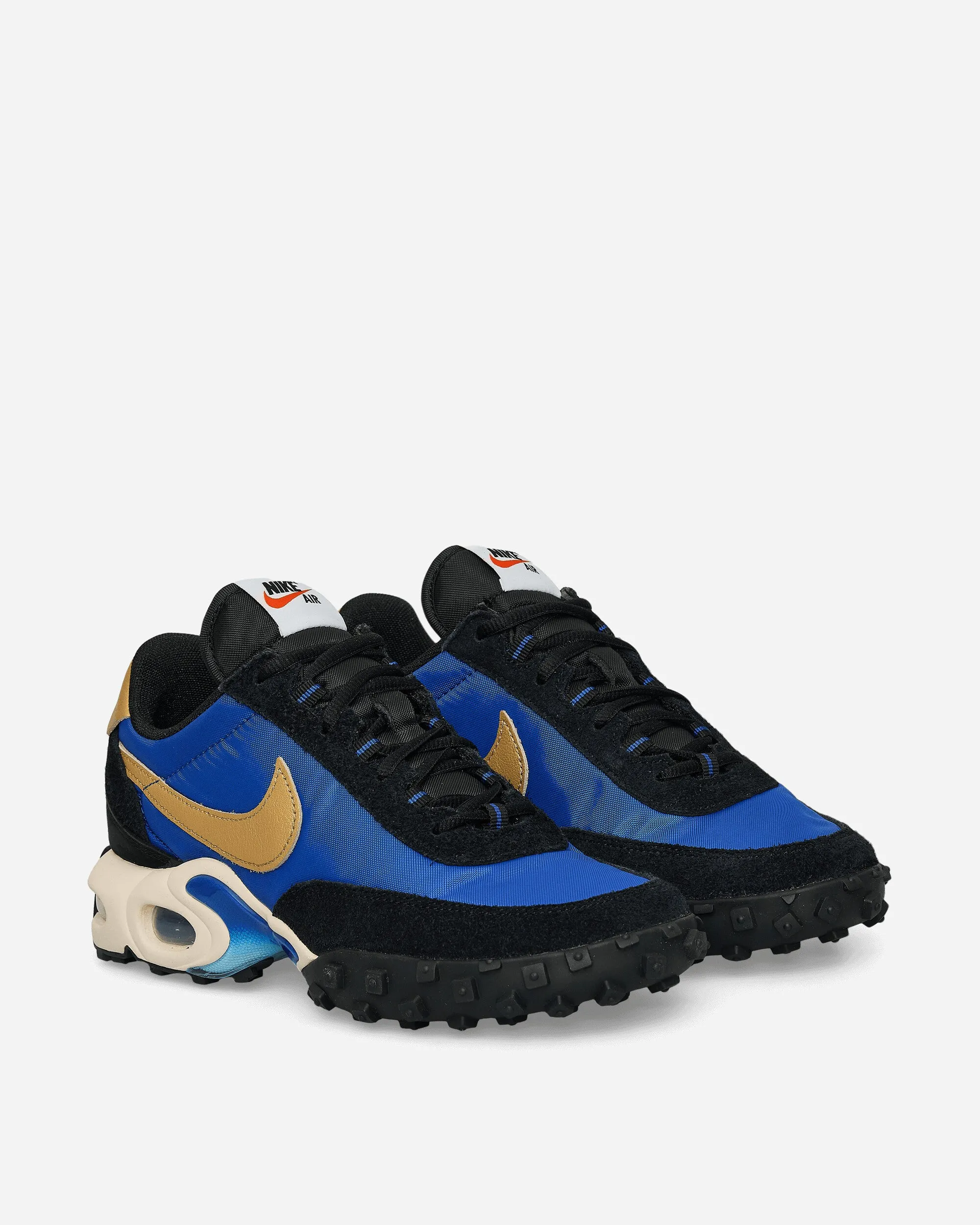 Comfort Cushion French Soft Air Max Waffle Sneakers Black / Hyper Blue
