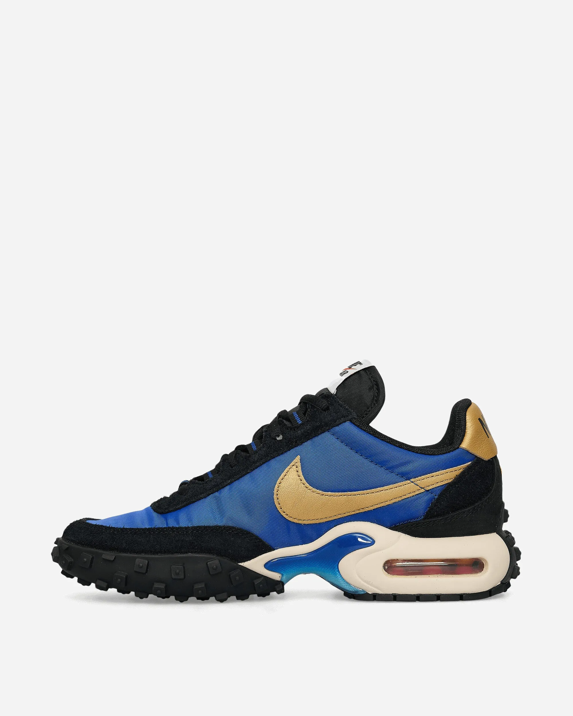 Padded Air Max Waffle Sneakers Black / Hyper Blue