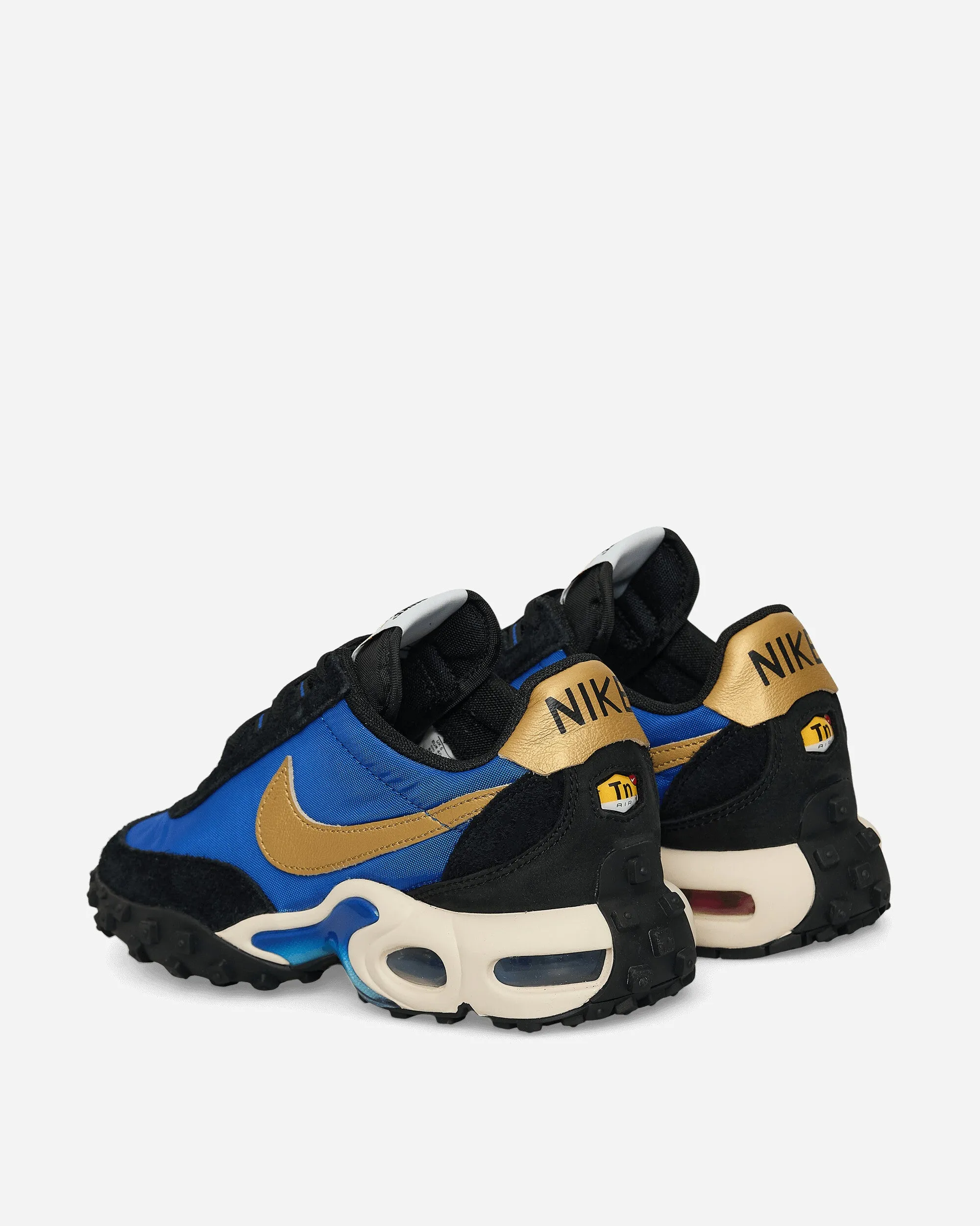 Air Max Waffle Sneakers Black / Hyper Blue Cyber Mode