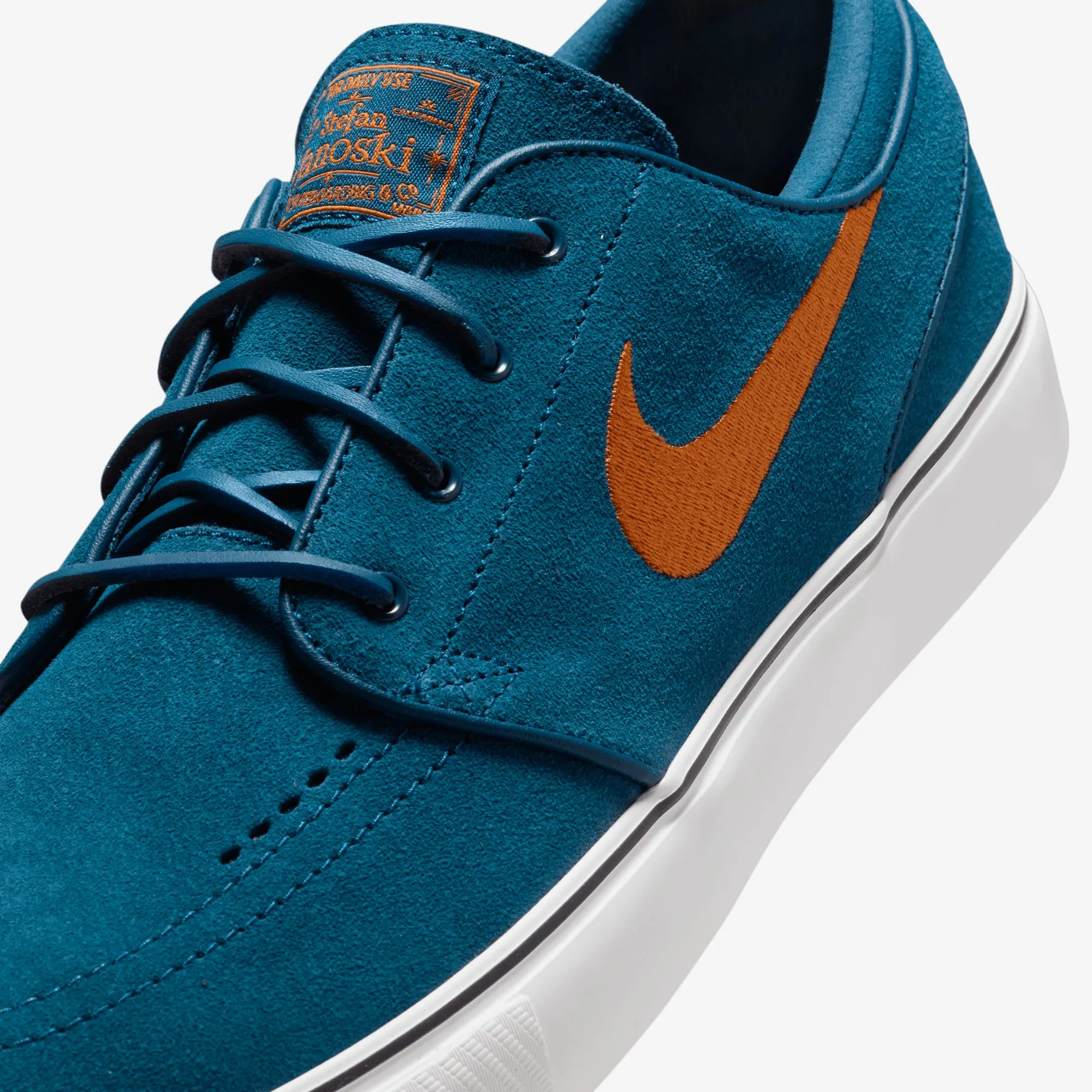 Nike | SB ZOOM JANOSKI OG  { BLUE FORCE/CAMPFIRE ORANGE-BLUE FORCE Silk Feel