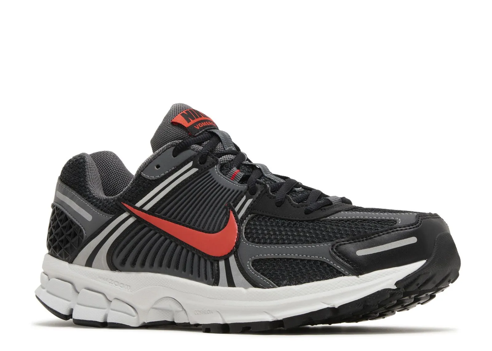 Nike Zoom Vomero 5 Black Picante Red Impact Cushioning magnetic closure shoes