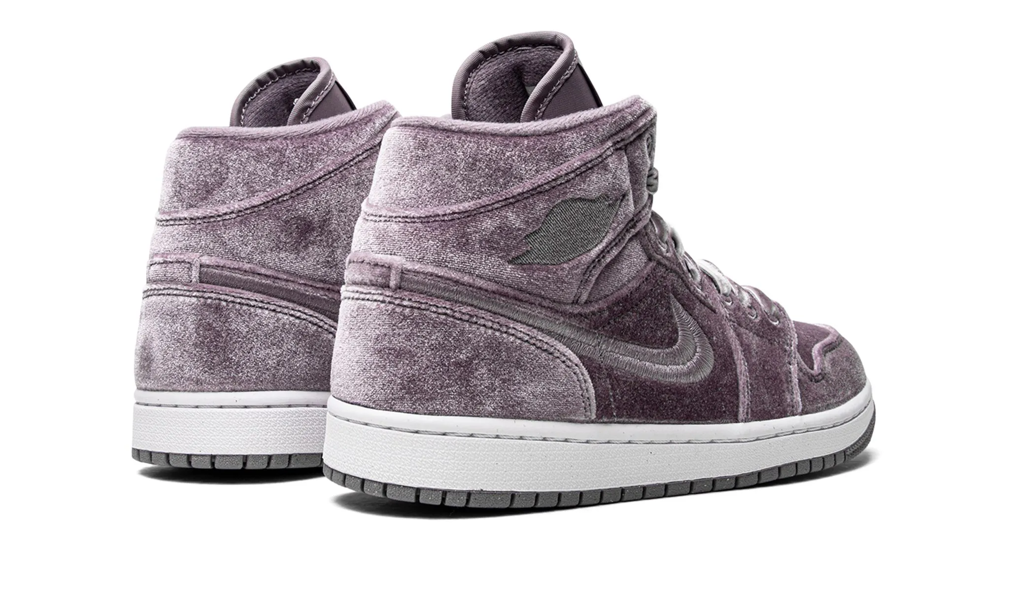 Ankle friendly Air Circulation Wmns Air Jordan 1 Mid SE Purple Velvet