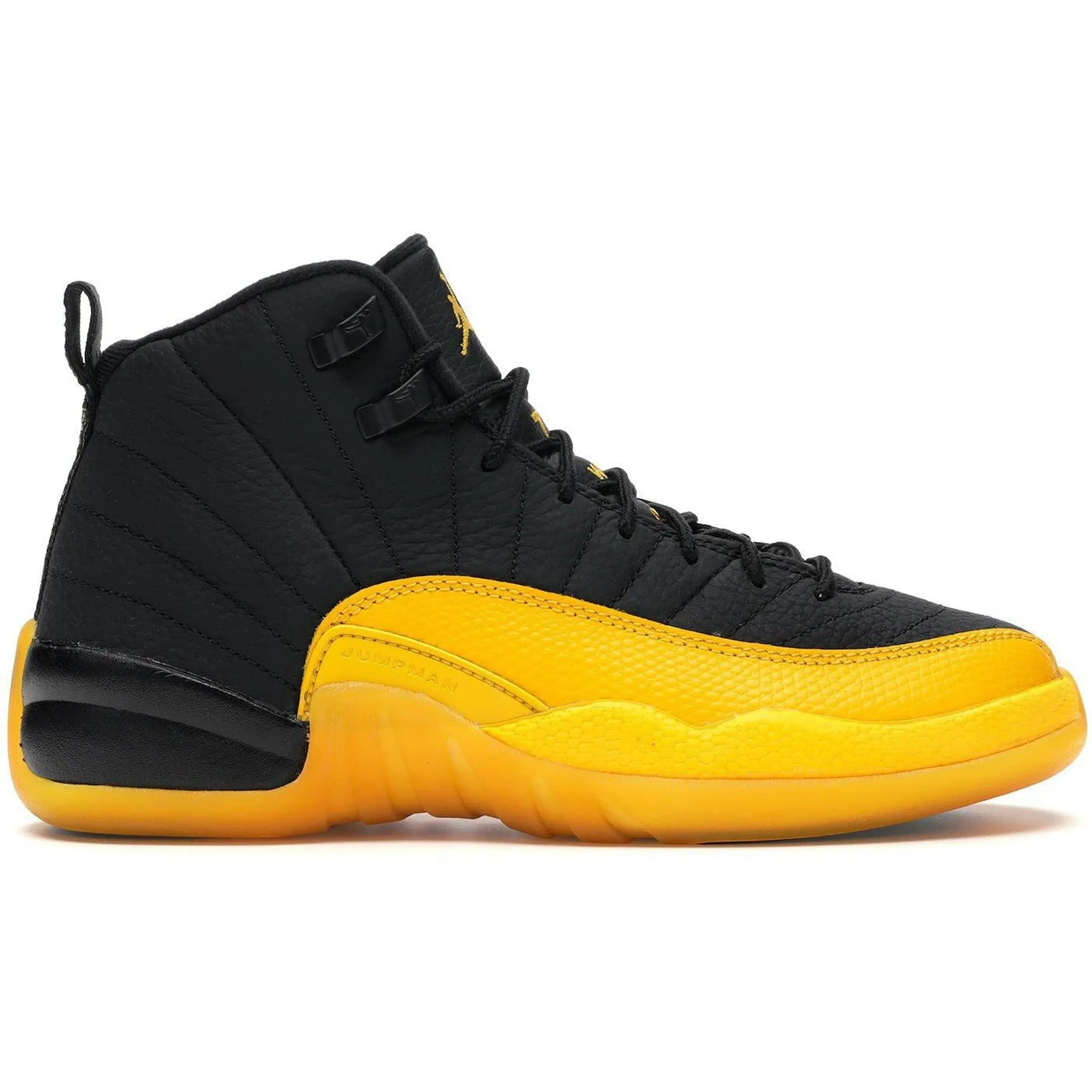 Sneakers style Jordan 12 Retro Black University Gold (GS)