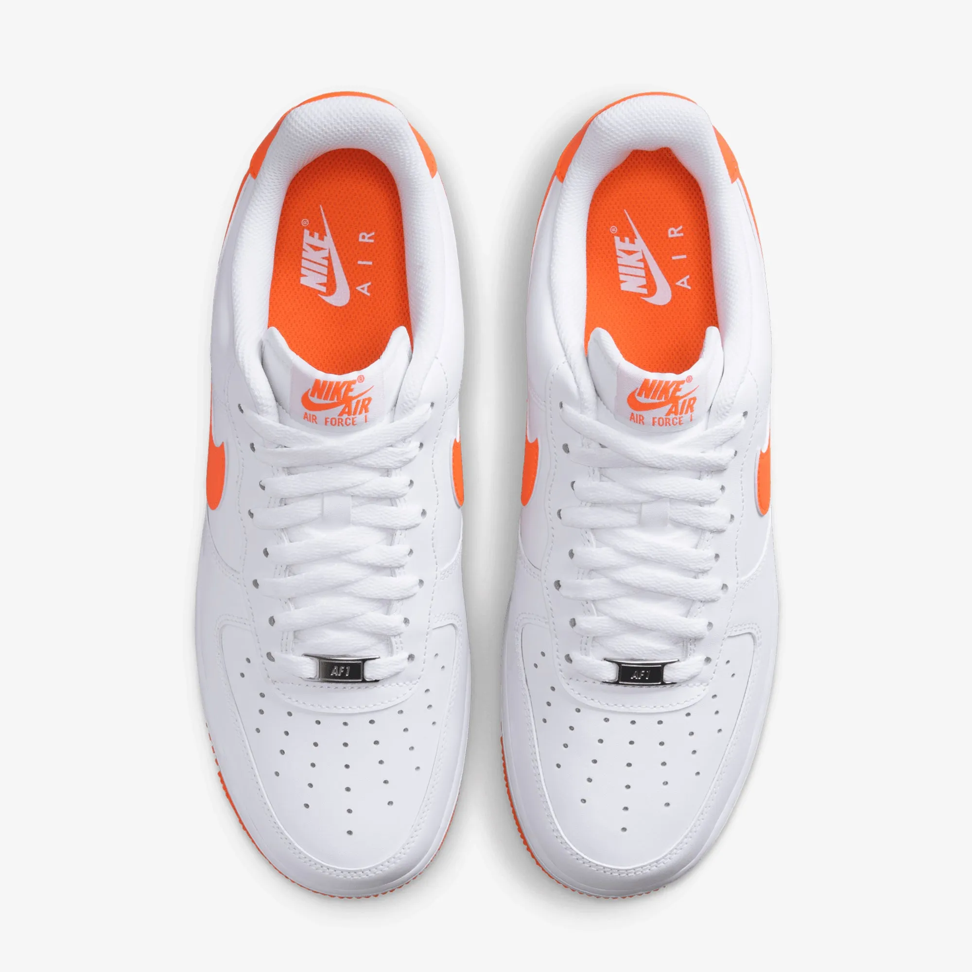 NIKE | AIR FORCE 1 '07 LV8 { WHITE/SAFETY ORANGE-WHITE Quick Flow Field Fast
