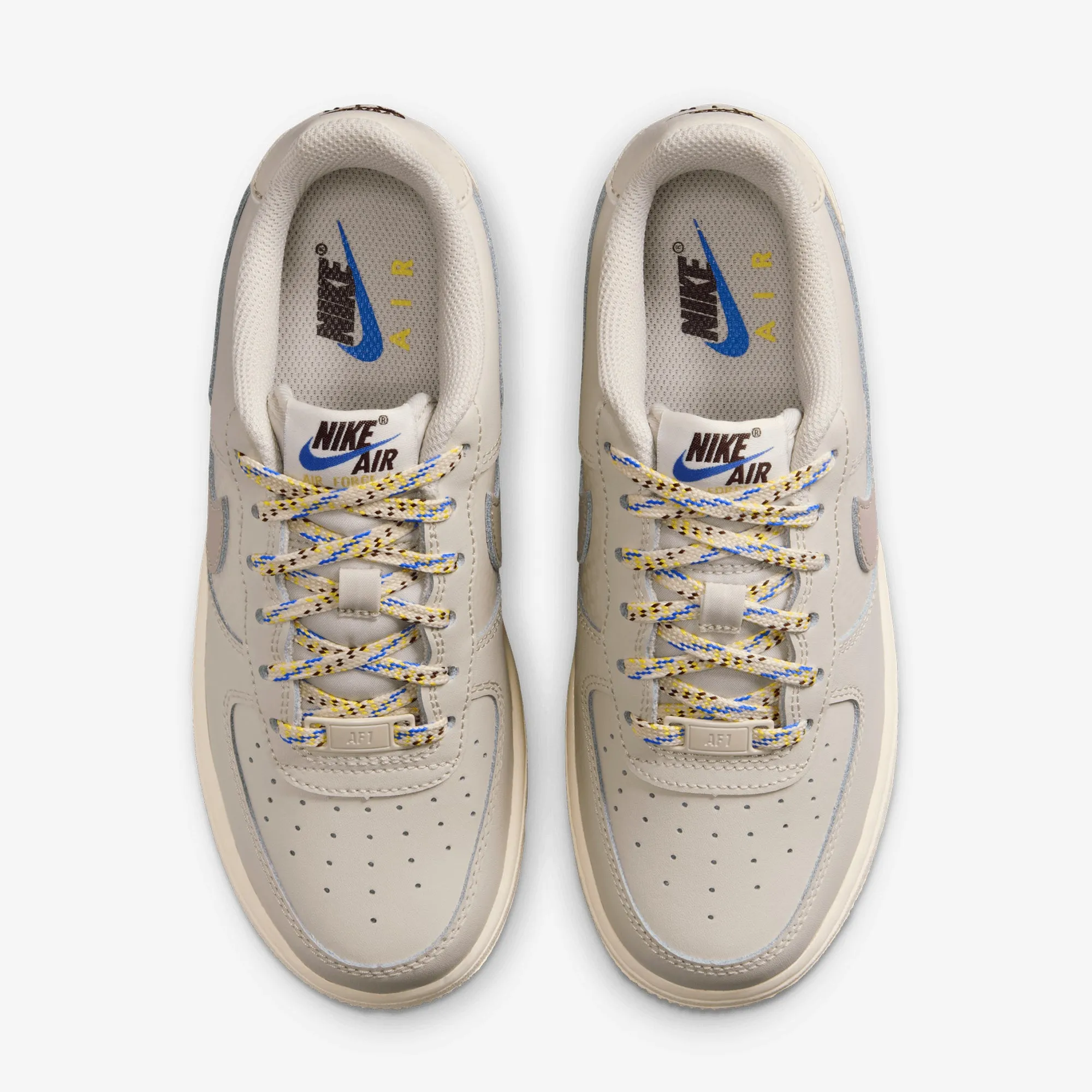 NIKE | AIR FORCE 1 LV8 1 (GS) { LT OREWOOD BRN/MALT-BURGUNDY CRUSH Play Hard Light Step
