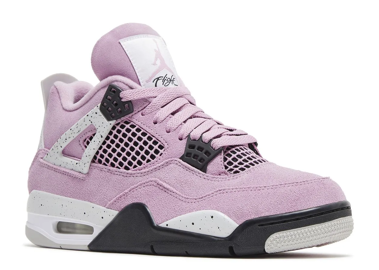 Lean Look Air Jordan 4 Retro Orchid