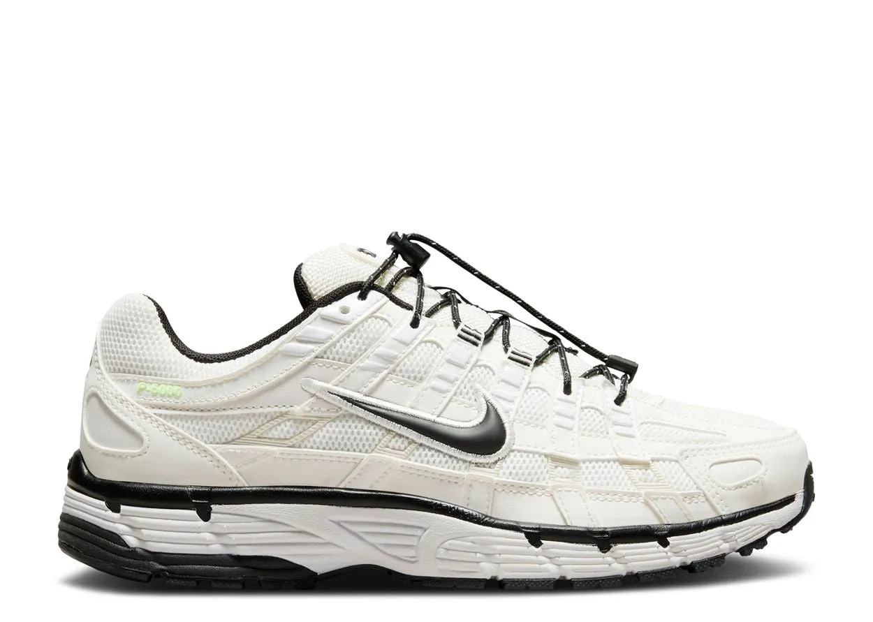 Daily Routine running in a light rail station area shoes Nike P-6000 Sail Black Lime Blast