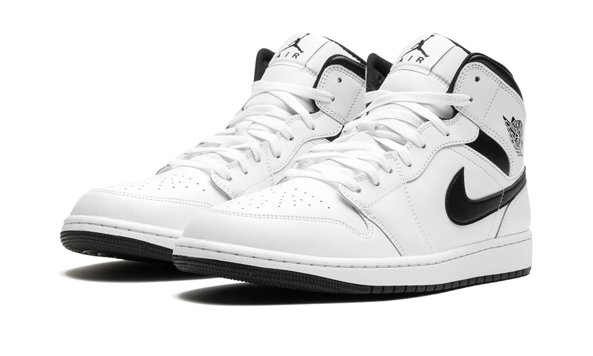 Air Jordan 1 Mid Reverse Panda / White Black Work Look