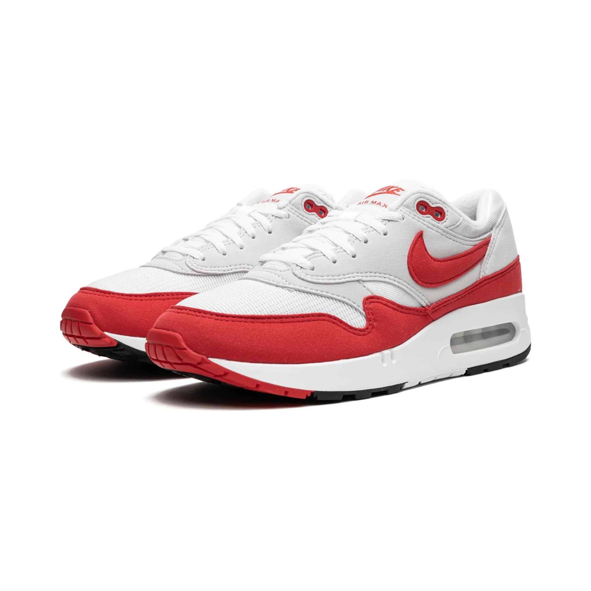Red Glow Wind Safe Air Max 1 ??Big Bubble?? Red