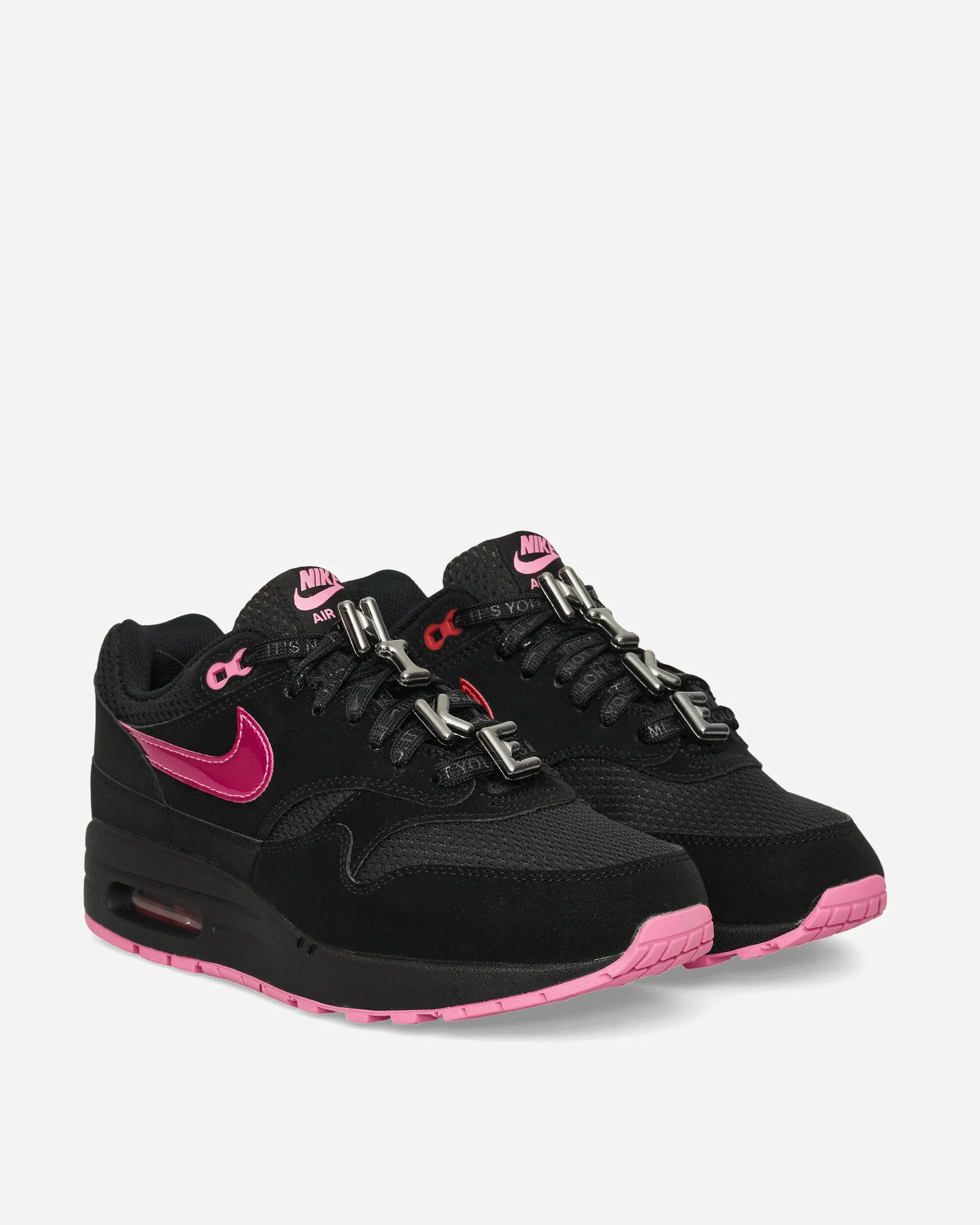 Air Max 1 Premium Sneakers Black / Playful Pink Office Smart