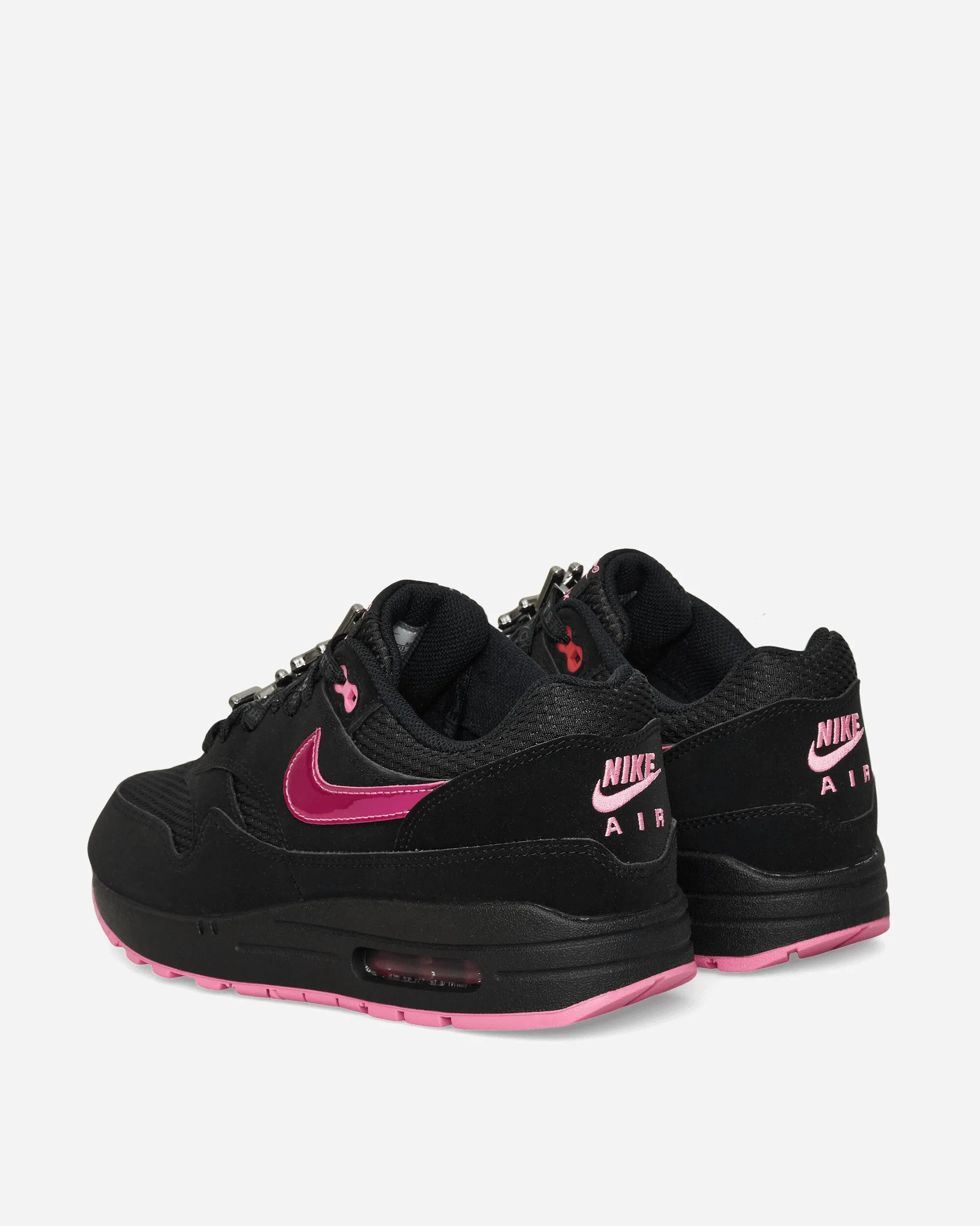 Air Max 1 Premium Sneakers Black / Playful Pink Trail Strong