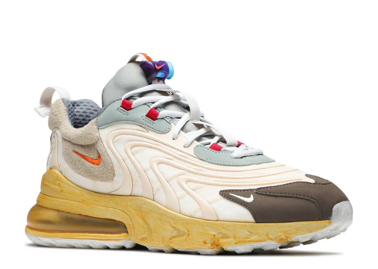 Soft ground Low Top Design Nike Air Max 270 React Travis Scott