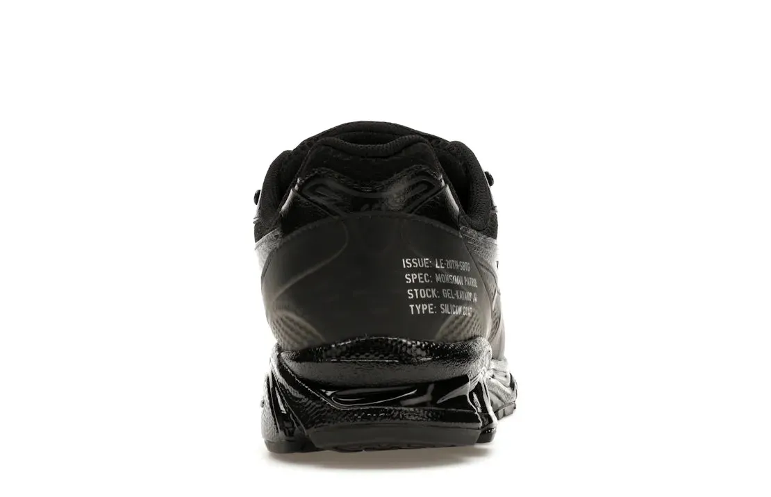 ASICS Gel-Kayano 14 SBTG x Limited Edt Monsoon Patrol Black Smooth Upper Smooth Outsole