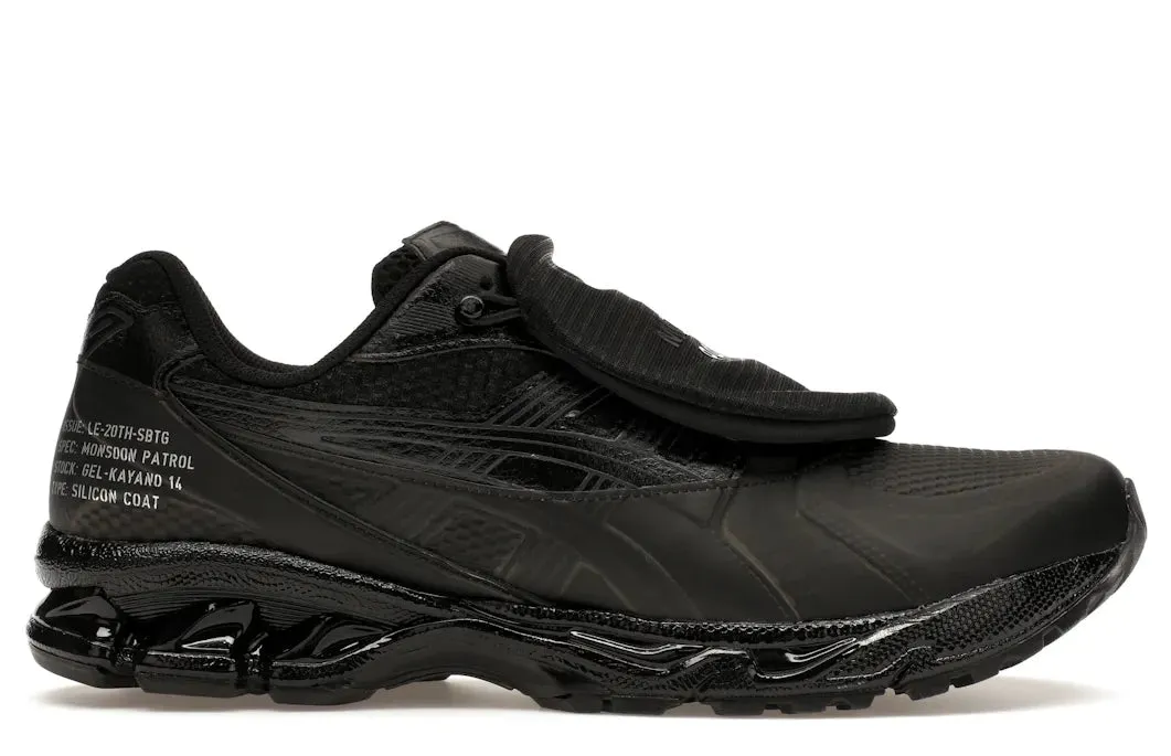 Quiet Step ASICS Gel-Kayano 14 SBTG x Limited Edt Monsoon Patrol Black
