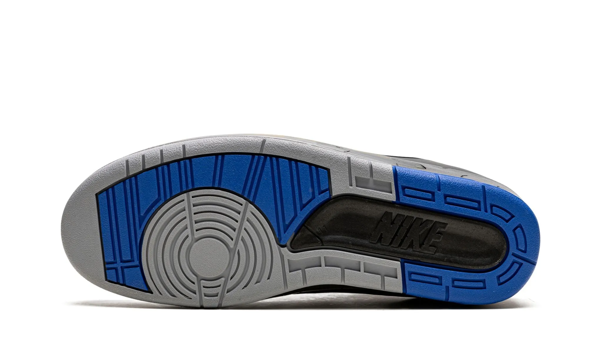 Off-White x Air Jordan 2 Retro Low SP Black Varsity Royal Firm Edge