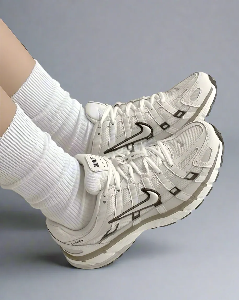 Nike P-6000 Earth Light Bone trainers' selection