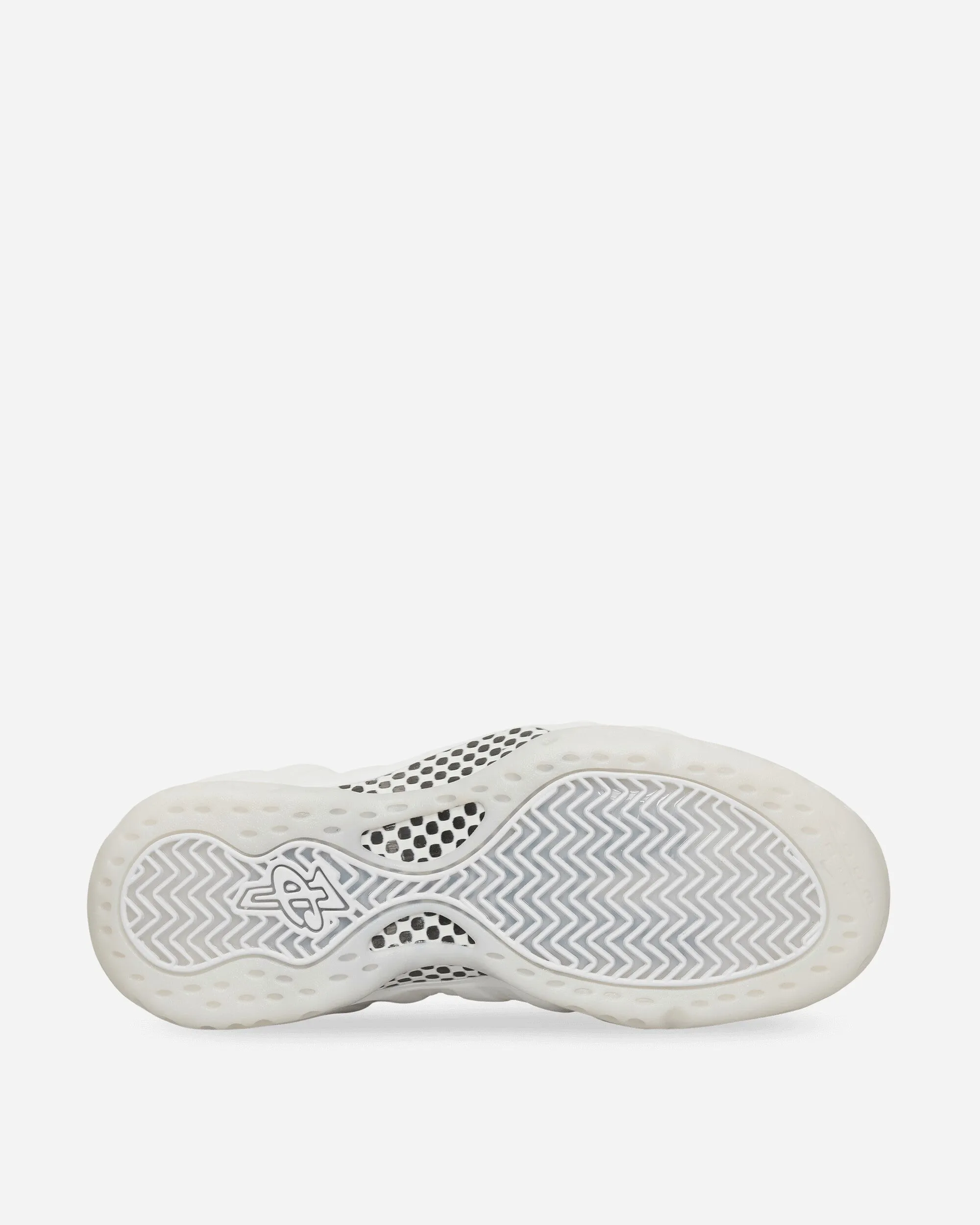 Air Foamposite One Sneakers Triple White Comfortable Design Gloss Finish