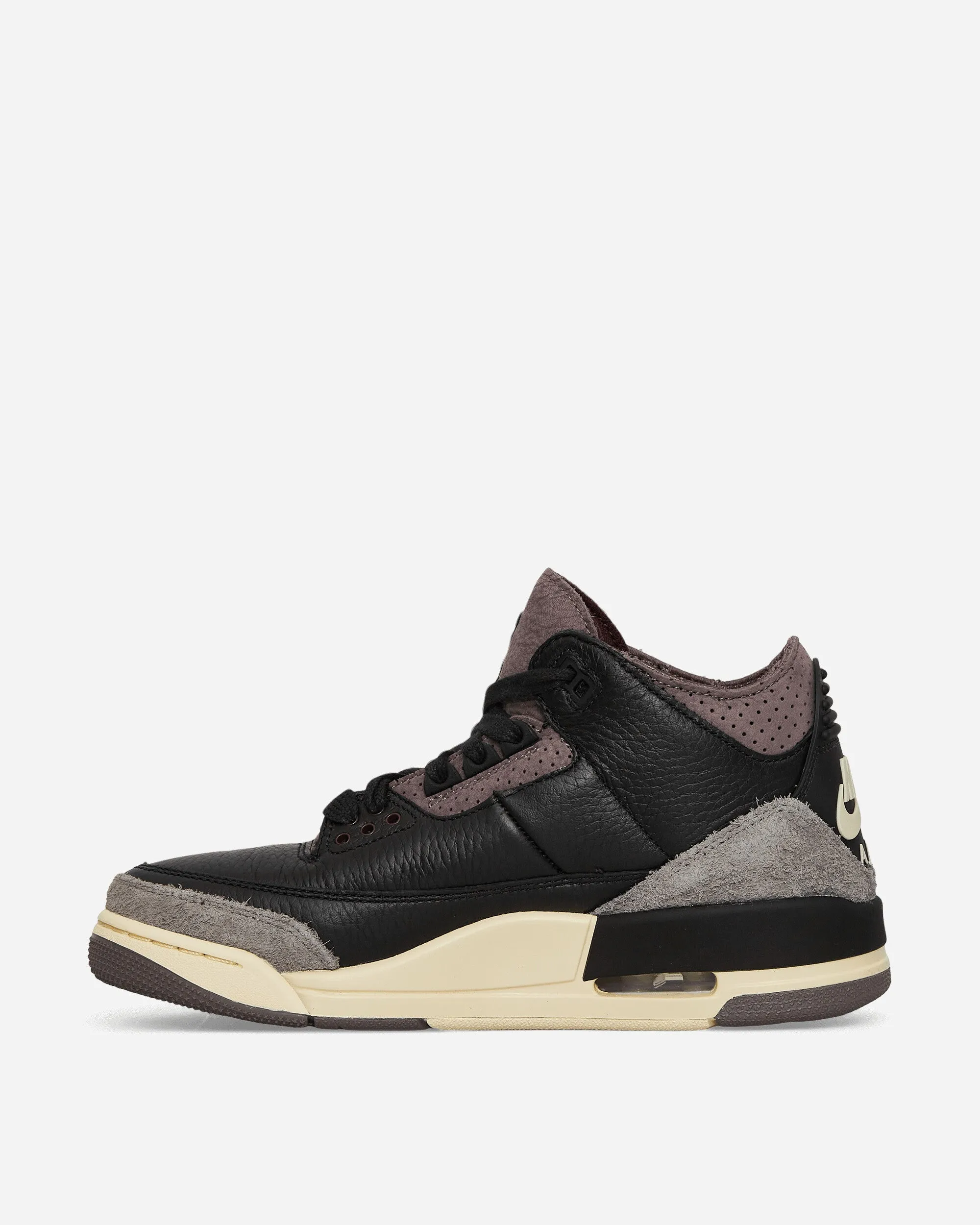 Calm Tone Game Fit Women's A Ma Mani??re Air Jordan 3 Sneakers Black / Flat Pewter