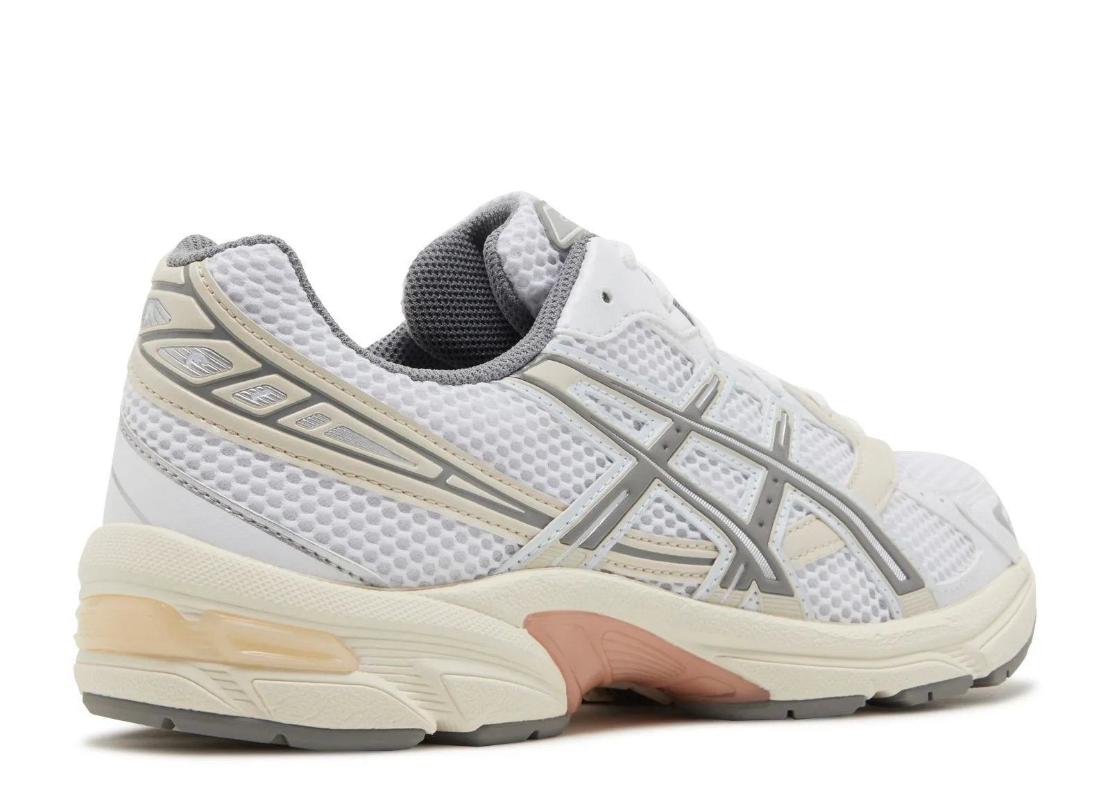 Asics Gel-1130 White Clay Grey TrailRunning Stretch Panels