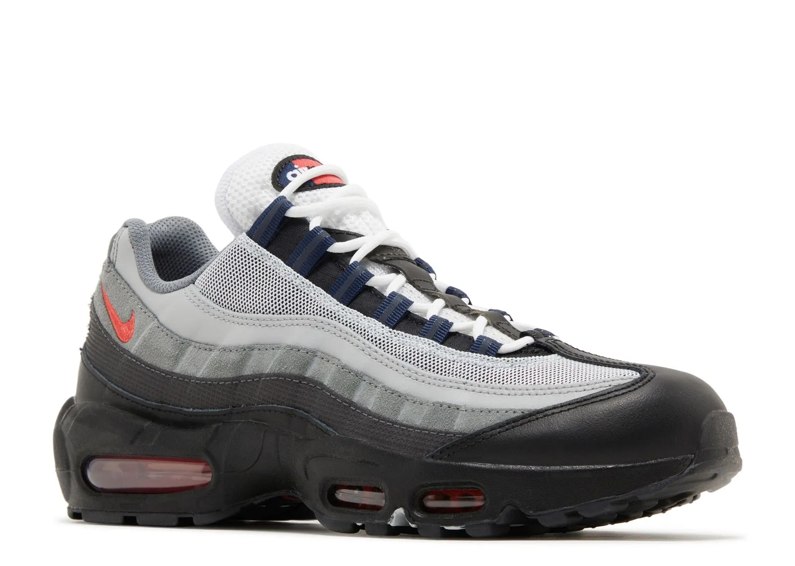 Nike Air Max 95 Track Red Smoke Grey Comfy Walking Ease Style