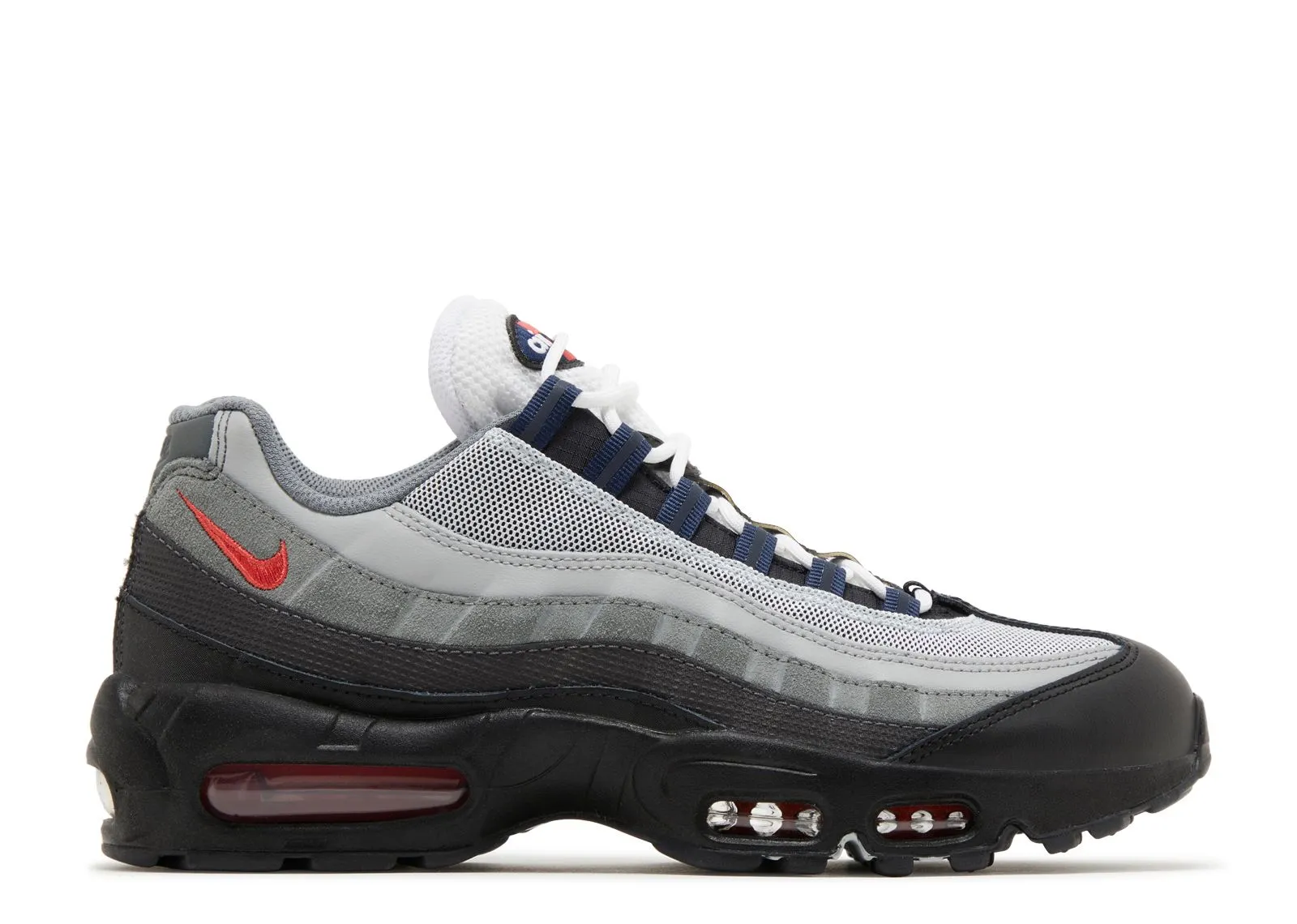 Nike Air Max 95 Track Red Smoke Grey SlipOn Relaxed Fit