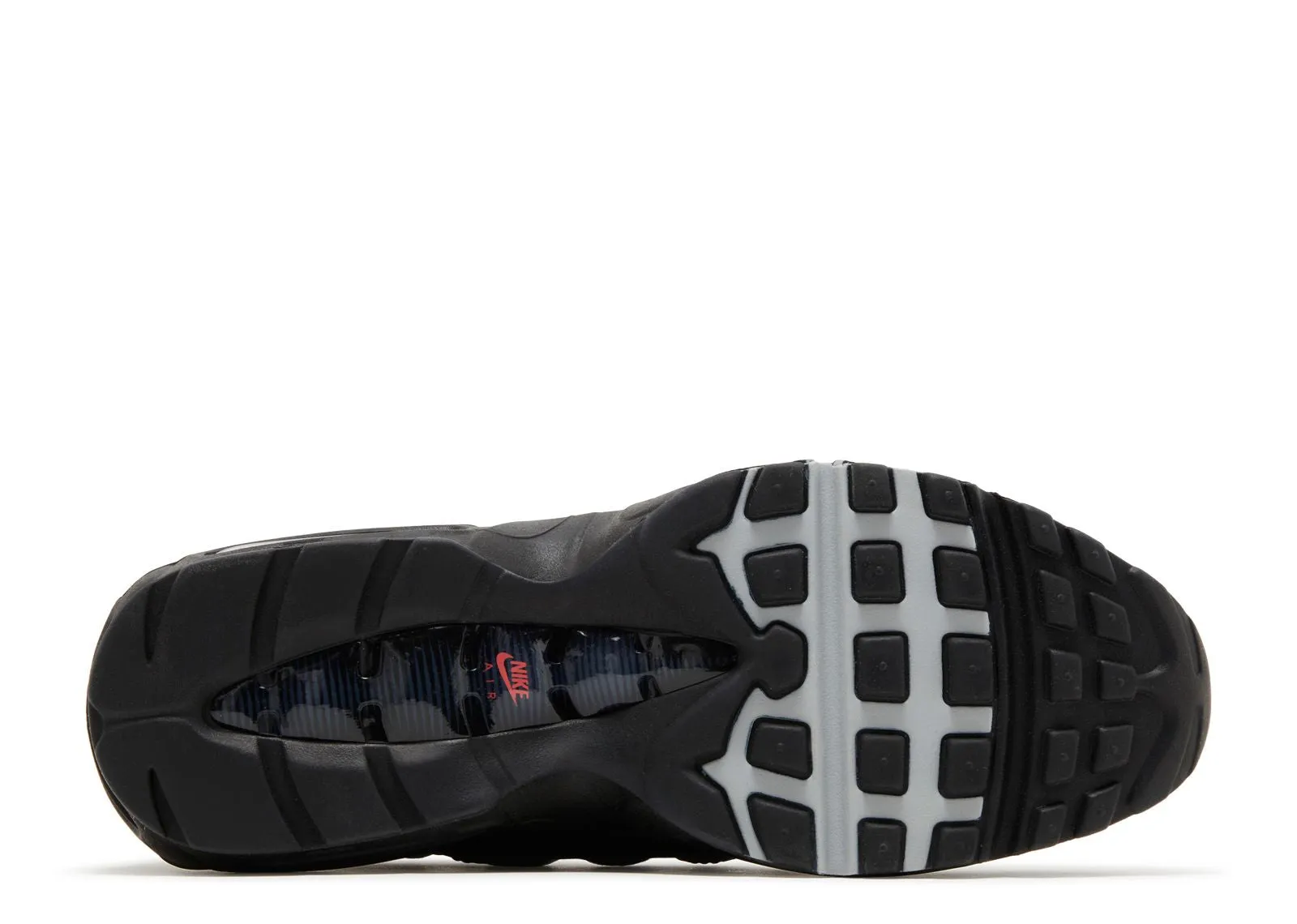 Flexible Build Shape Hold Nike Air Max 95 Track Red Smoke Grey