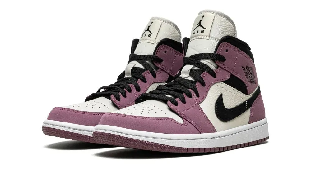Roll Step Stay Fresh Wmns Air Jordan 1 Mid SE Mulberry/Berry Pink
