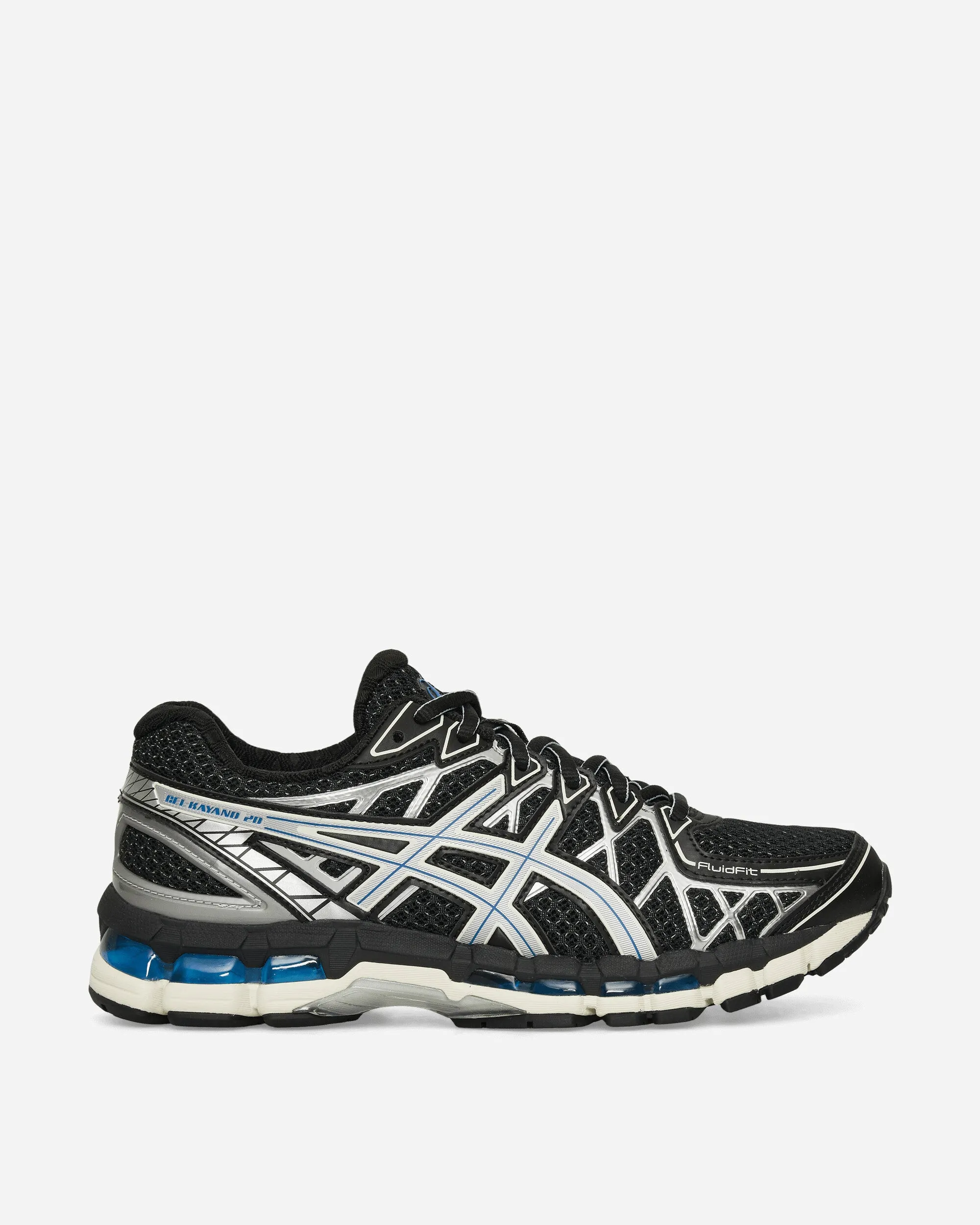 Breathable mesh Teen Edge GEL-Kayano 20 Sneakers Black / Pure Silver