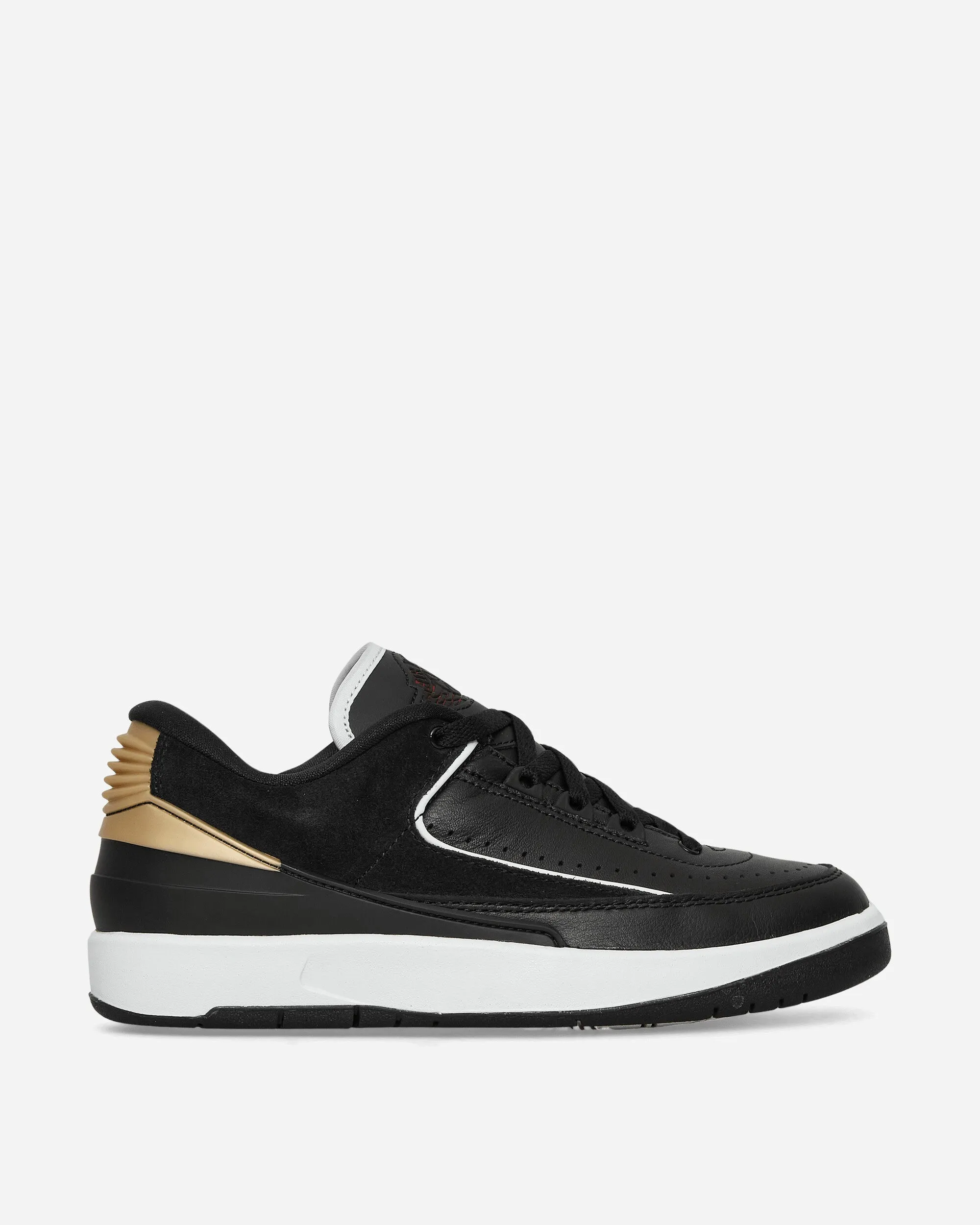 Women's Air Jordan 2 Retro Low Sneakers Black Snow Warm Light Core