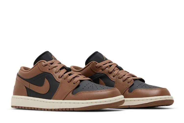 Wmns Air Jordan 1 Low 'Archaeo Brown' Lace Tie