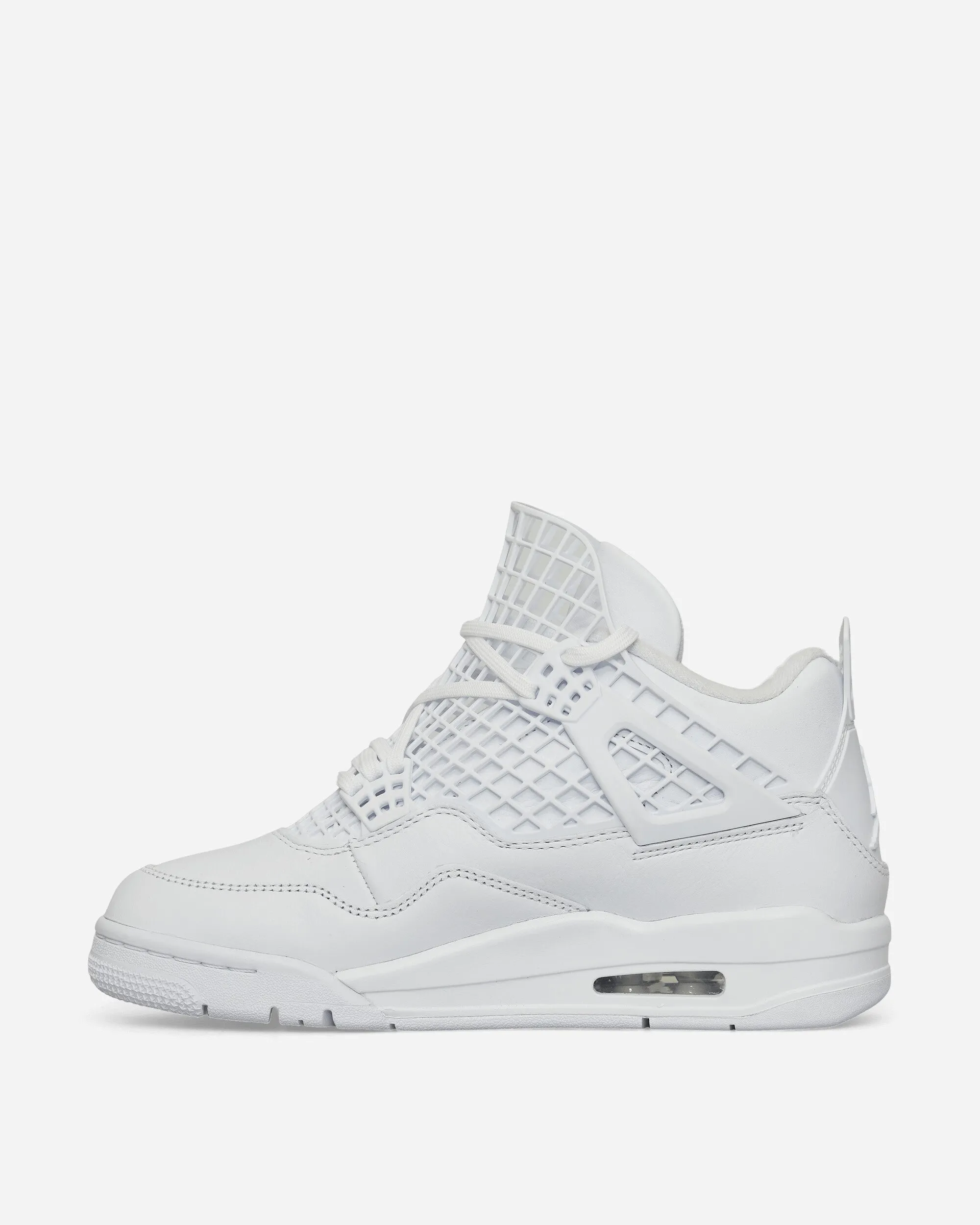 Action Ready Women's Air Jordan 4 Net Sneakers White