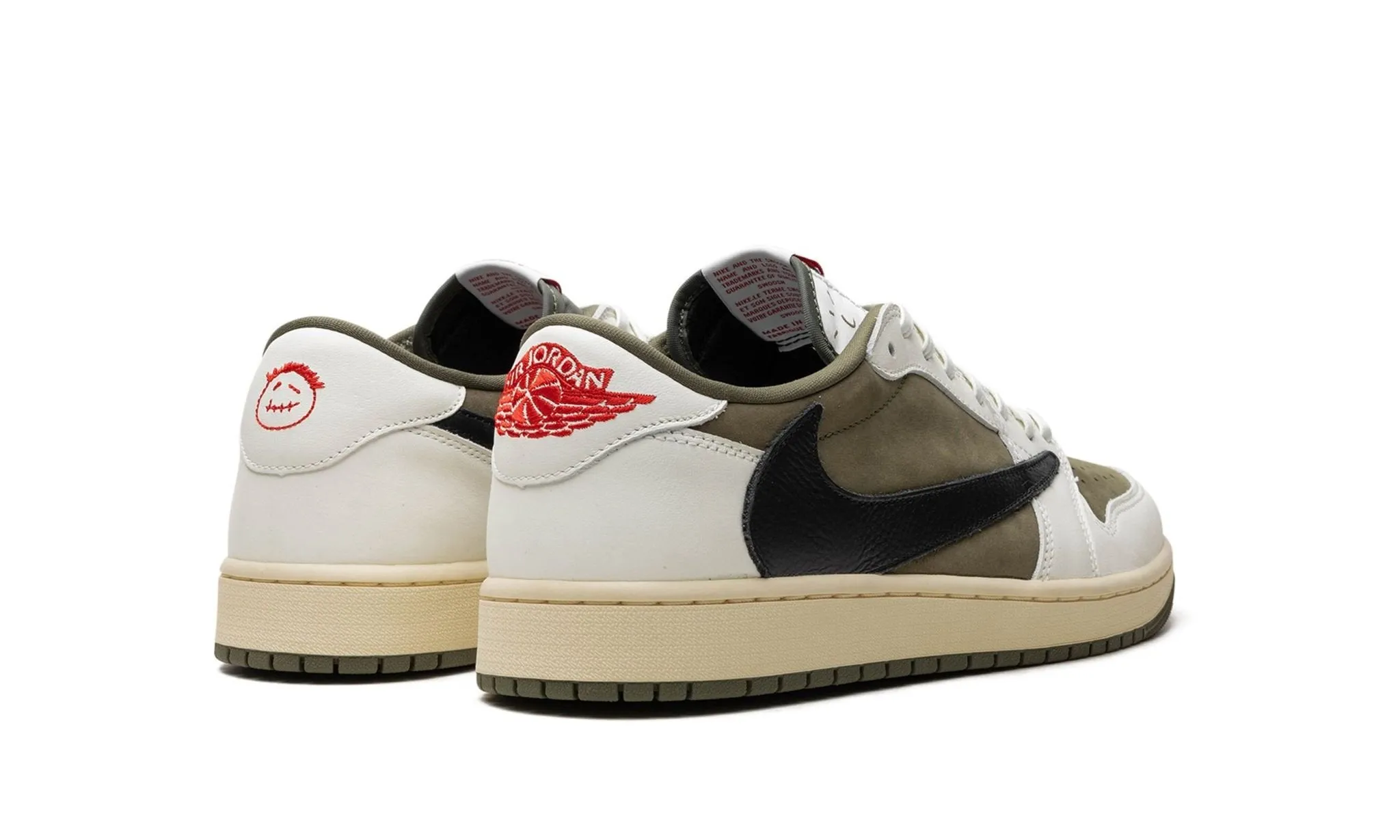 Video Look Travis Scott x Air Jordan 1 Low OG SP 'Medium Olive'