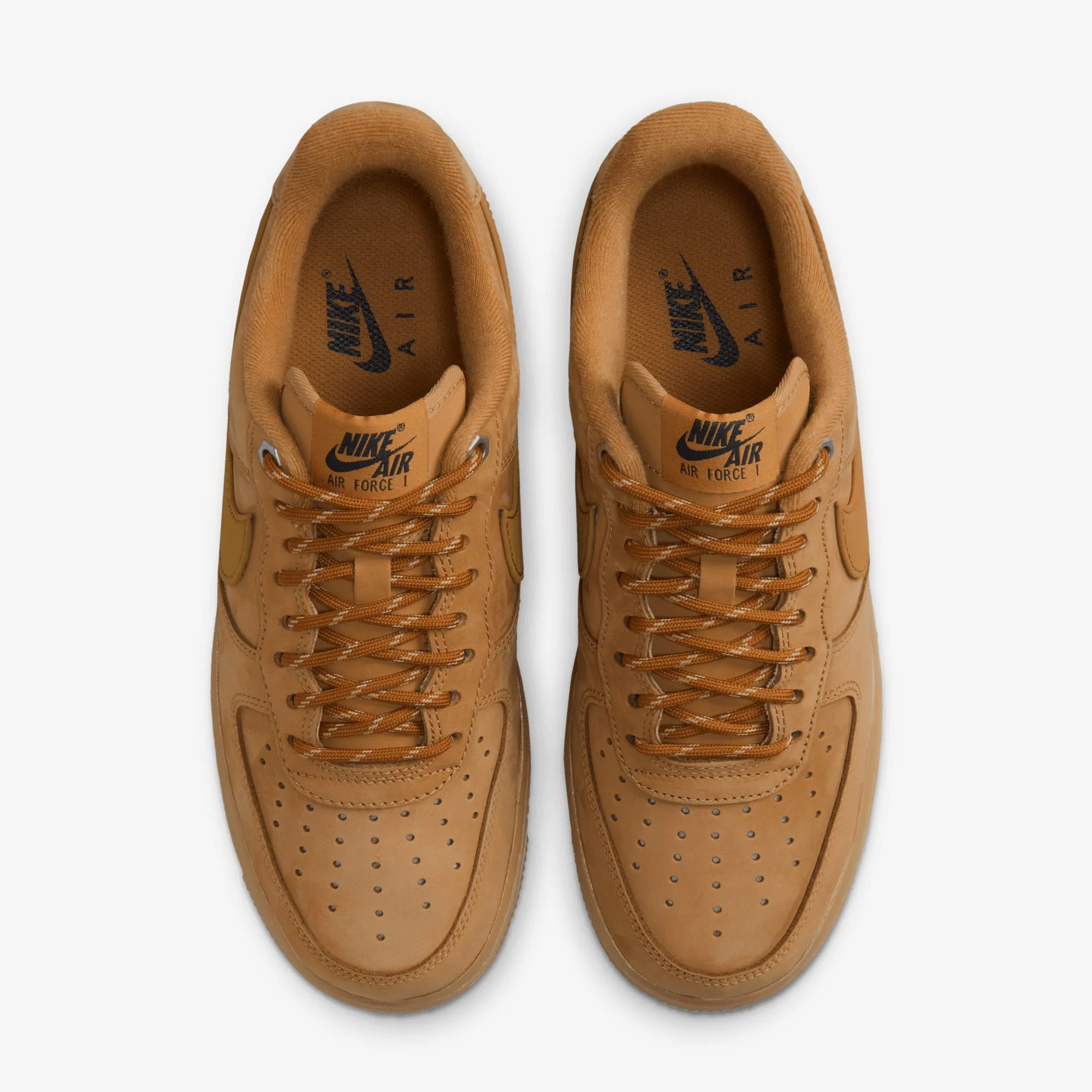 easy move NIKE | AIR FORCE 1 '07 { FLAX/WHEAT-GUM LIGHT BROWN-BLACK