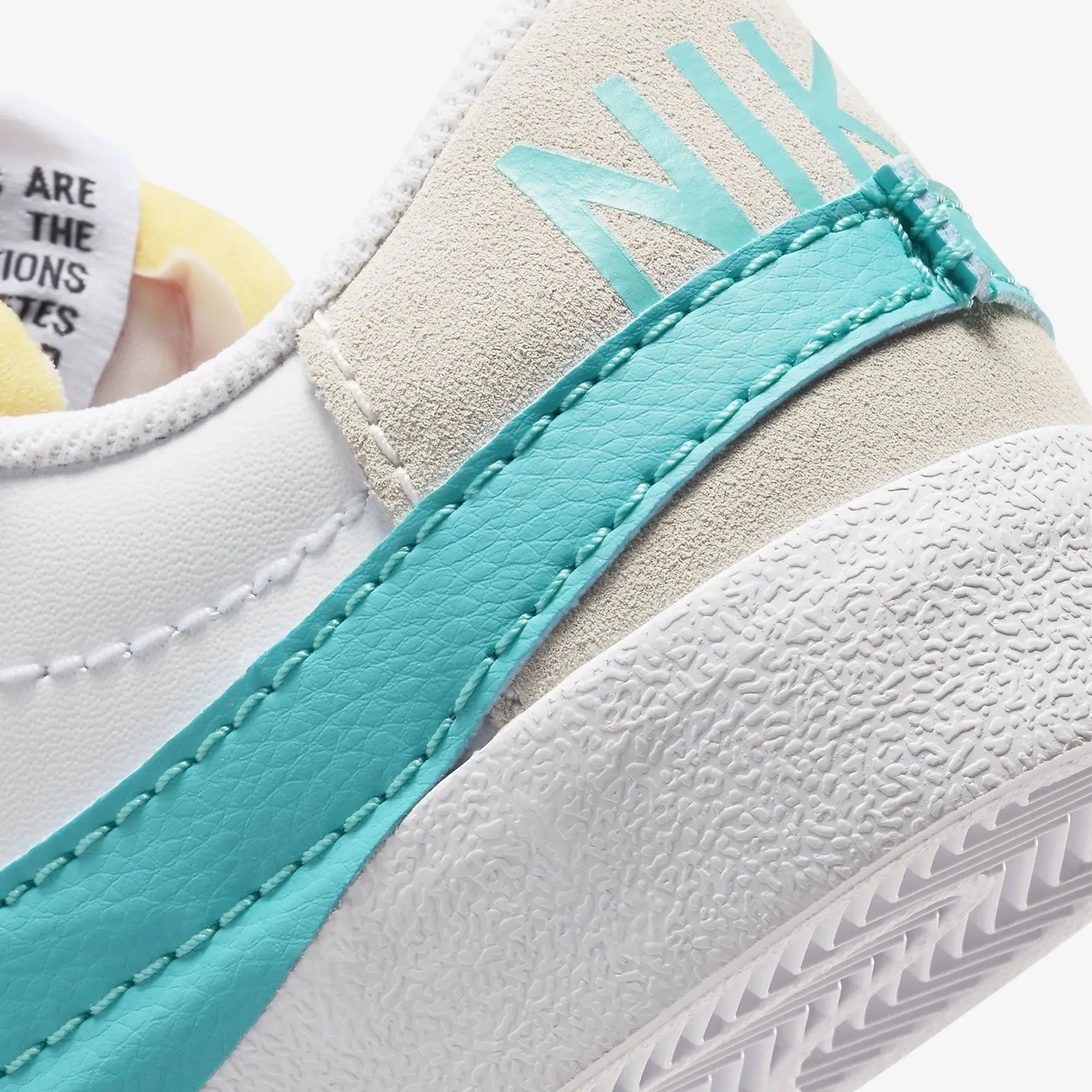 Comfort Slope Nike | BLAZER LOW '77 JUMBO { WHITE/DUSTY CACTUS-SUMMIT WHITE