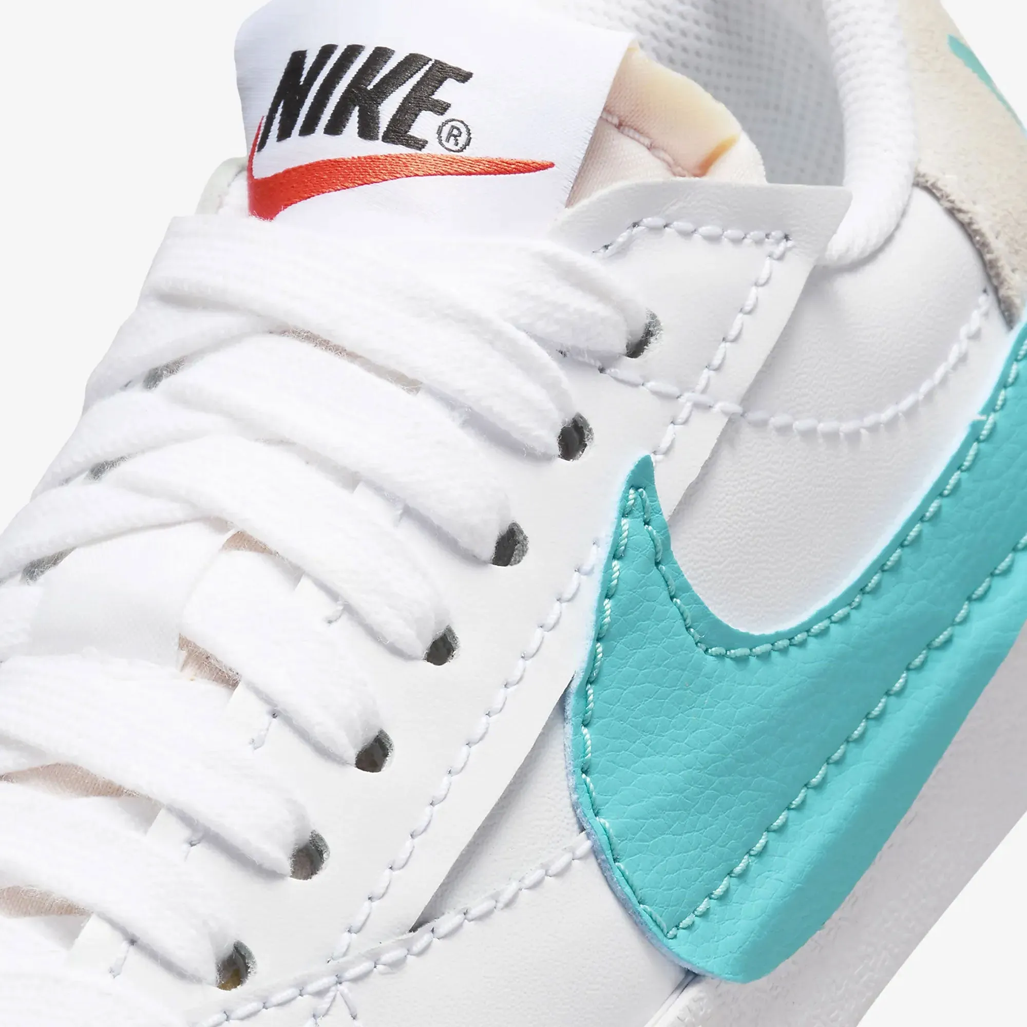 Hero Mode Comfort collar Nike | BLAZER LOW '77 JUMBO { WHITE/DUSTY CACTUS-SUMMIT WHITE