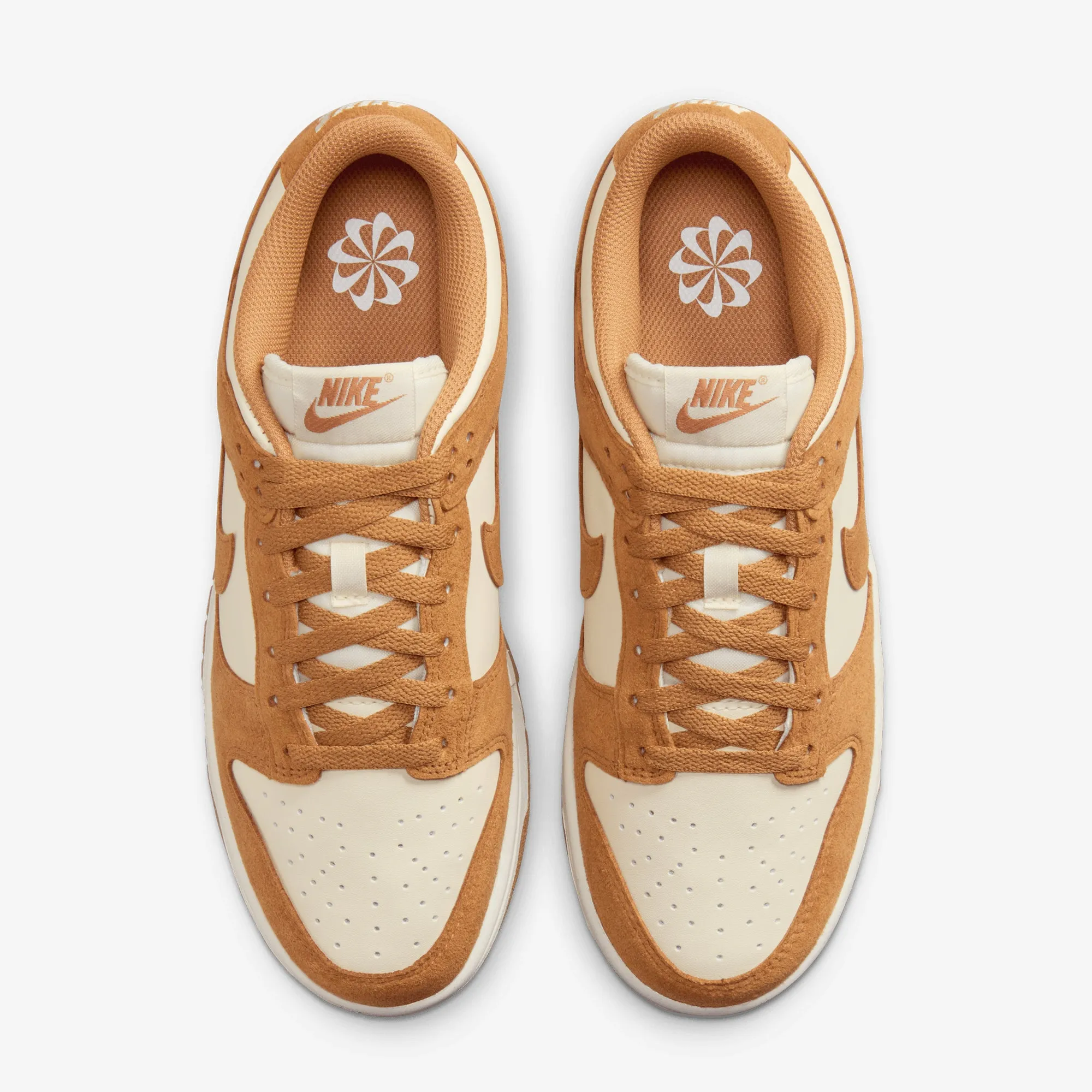 NIKE | DUNK LOW { COCONUT MILK/FLAX-SAIL Energy Boost Reinforced toe