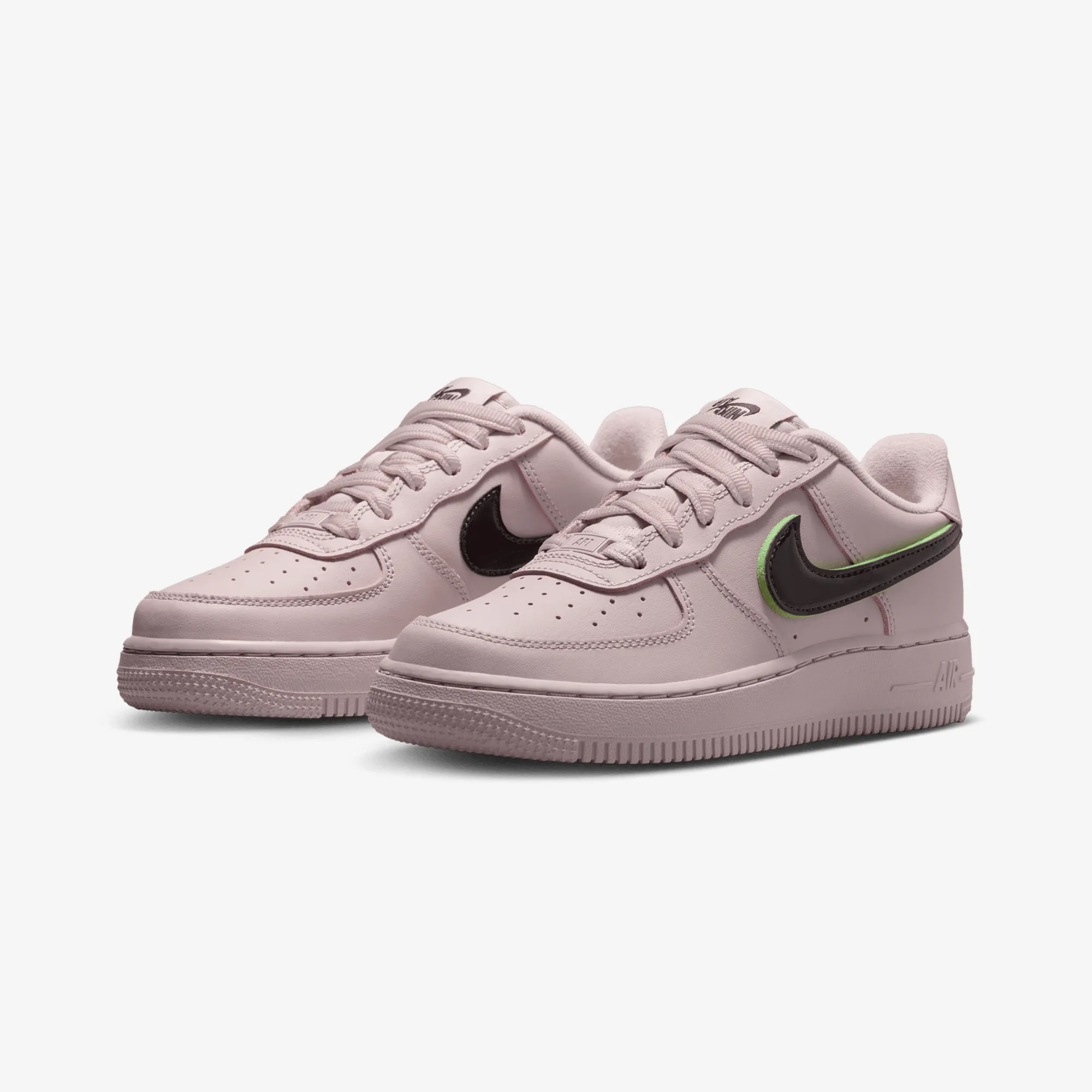 Cold Tone NIKE | AIR FORCE 1 LV8 { PARTICLE ROSE/VELVET BROWN-PARTICLE ROSE